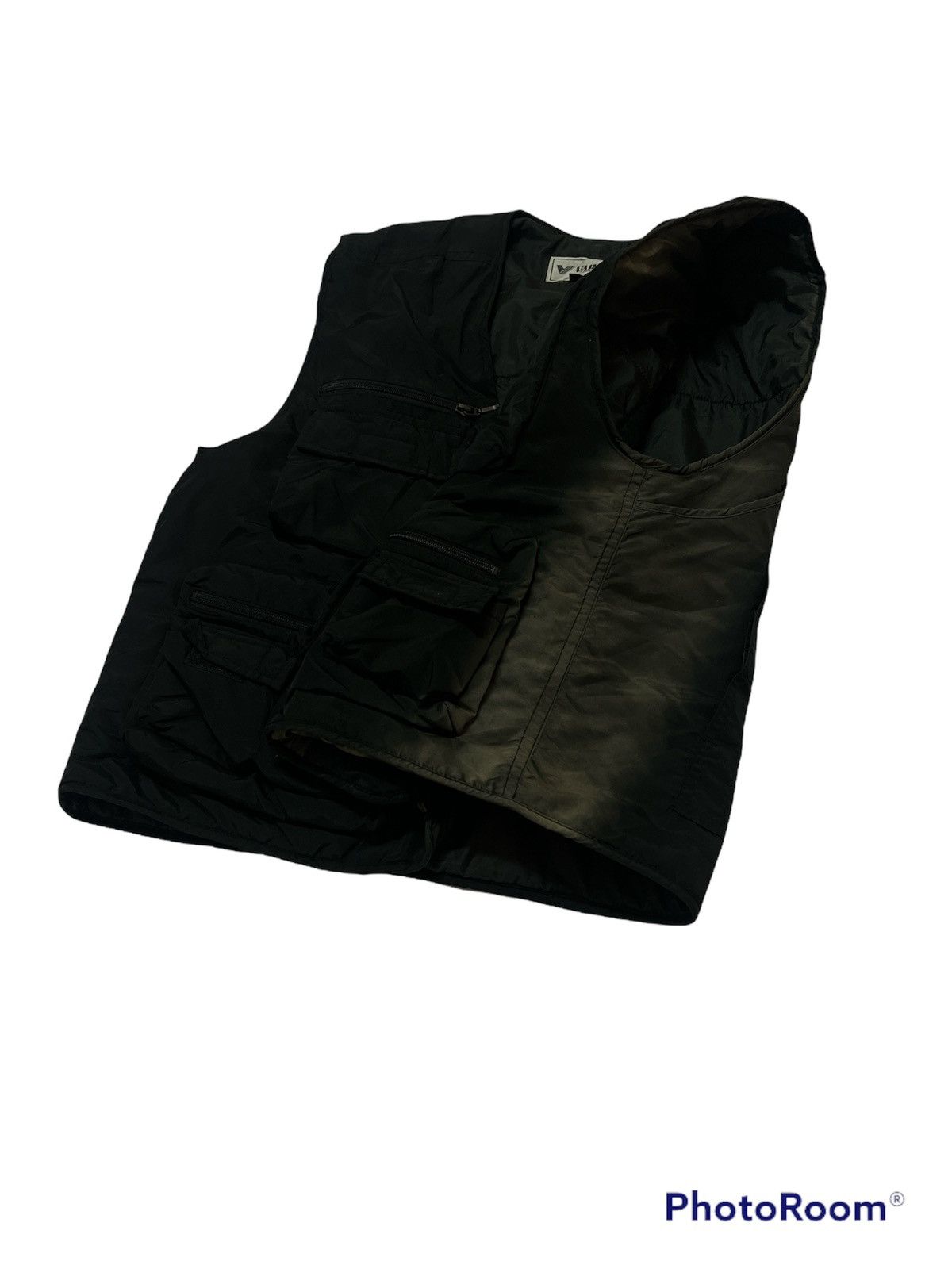 Japanese Brand × Vintage Japanese Brand Varoz Thrashed Sun Faded Puffer vest Size US M / EU 48-50 / 2 - 2 Thumbnail