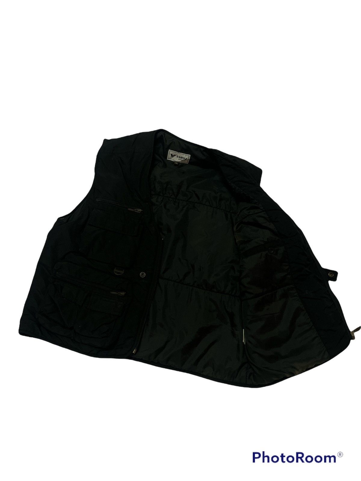 Japanese Brand × Vintage Japanese Brand Varoz Thrashed Sun Faded Puffer vest Size US M / EU 48-50 / 2 - 5 Thumbnail