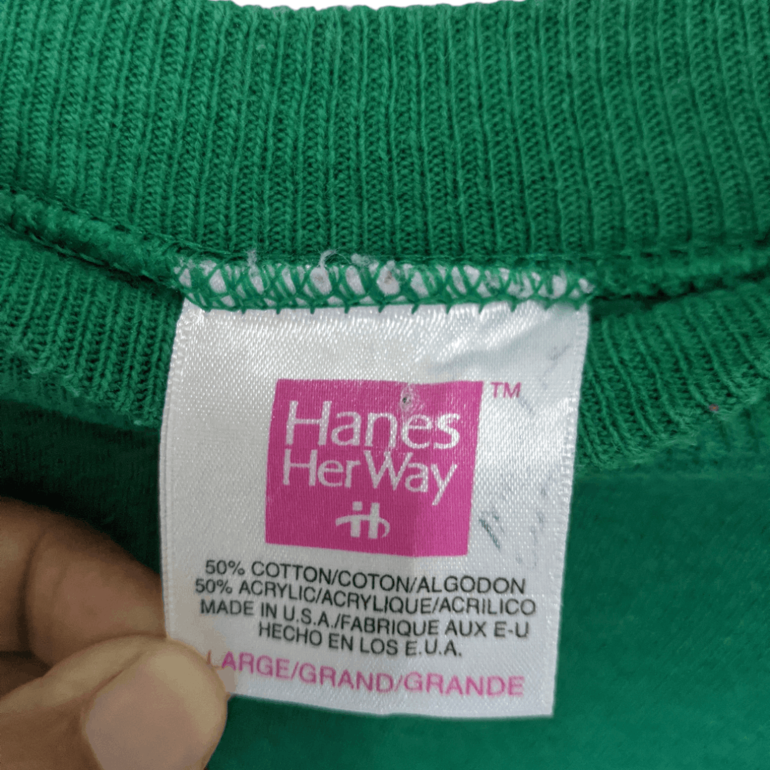 Hanes Vintage 90's HANES Santa Claus Christmas Jumper Sweatshirt Size US L / EU 52-54 / 3 - 10 Thumbnail