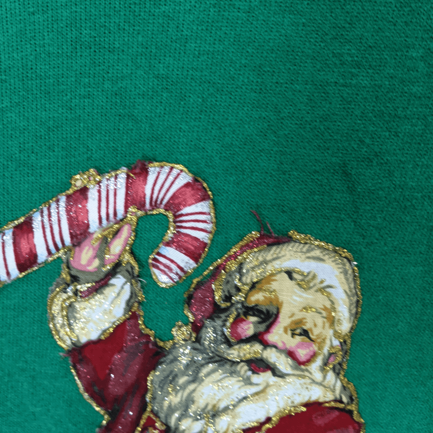 Hanes Vintage 90's HANES Santa Claus Christmas Jumper Sweatshirt Size US L / EU 52-54 / 3 - 8 Thumbnail