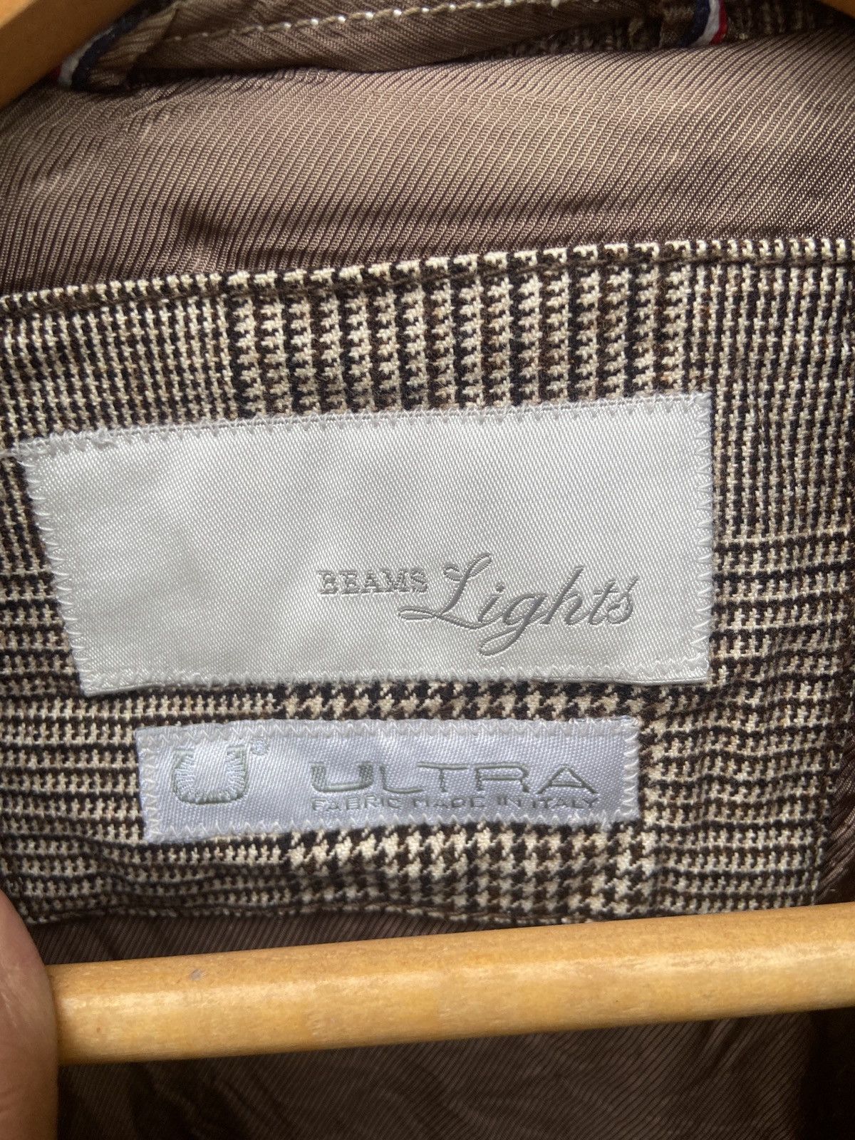 Beams Plus Beams Check Pattern Zip Up Wool Bomber Jacket Size US S / EU 44-46 / 1 - 7 Thumbnail