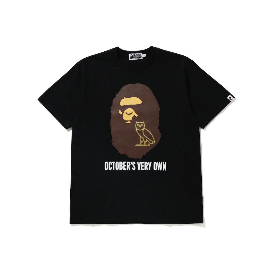 Bape × October's Very Own BAPE x OVO Tee Black Size US S / EU 44-46 / 1 - 1 Thumbnail