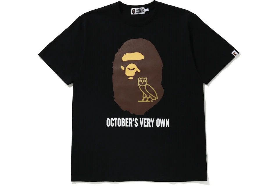 Bape × October's Very Own BAPE x OVO Tee Black Size US S / EU 44-46 / 1 - 2 Thumbnail