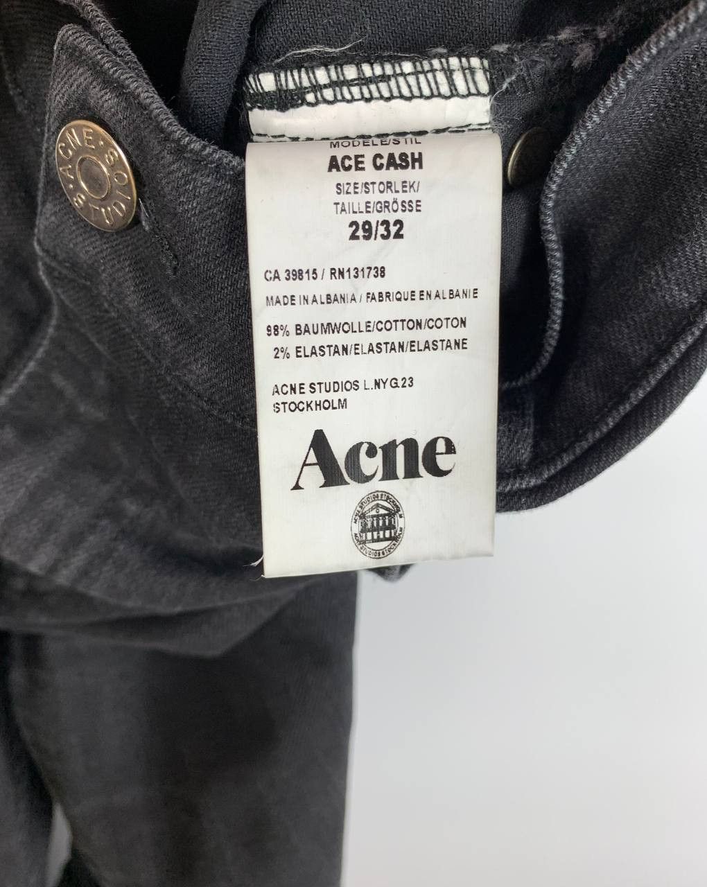 Acne Studios Acne Studios denim black 29 Size US 29 - 11 Thumbnail