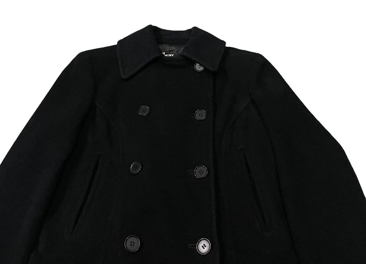DKNY Vintage Donna Karan DKNY Wool Double Breasted Jacket Size M / US 6-8 / IT 42-44 - 6 Thumbnail