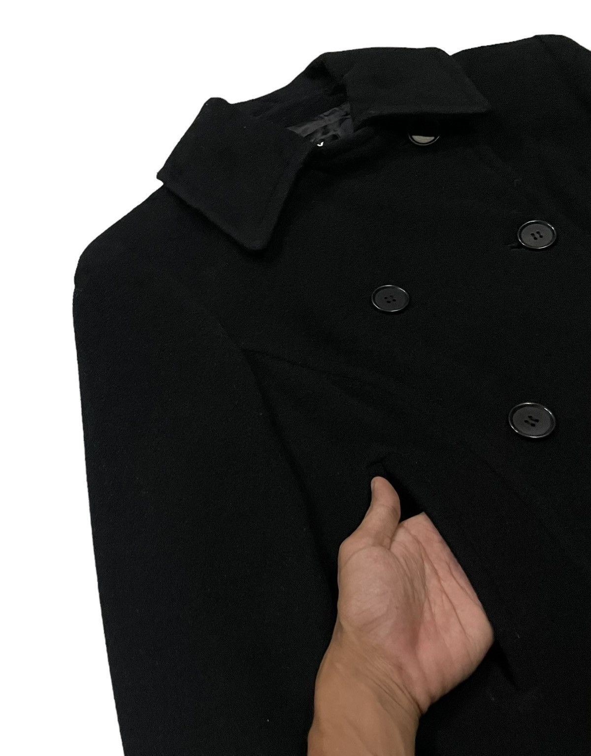 DKNY Vintage Donna Karan DKNY Wool Double Breasted Jacket Size M / US 6-8 / IT 42-44 - 10 Thumbnail