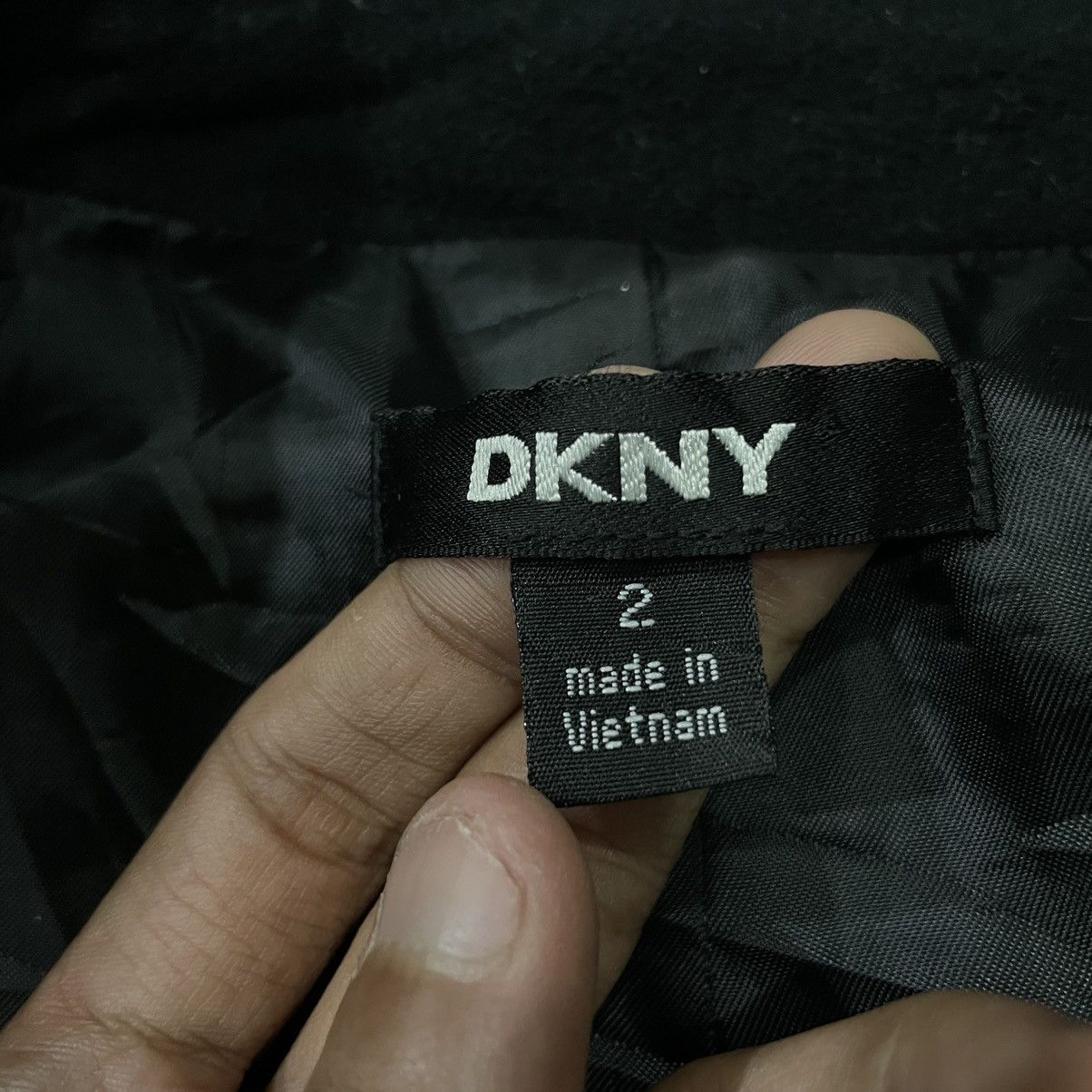 DKNY Vintage Donna Karan DKNY Wool Double Breasted Jacket Size M / US 6-8 / IT 42-44 - 21 Thumbnail