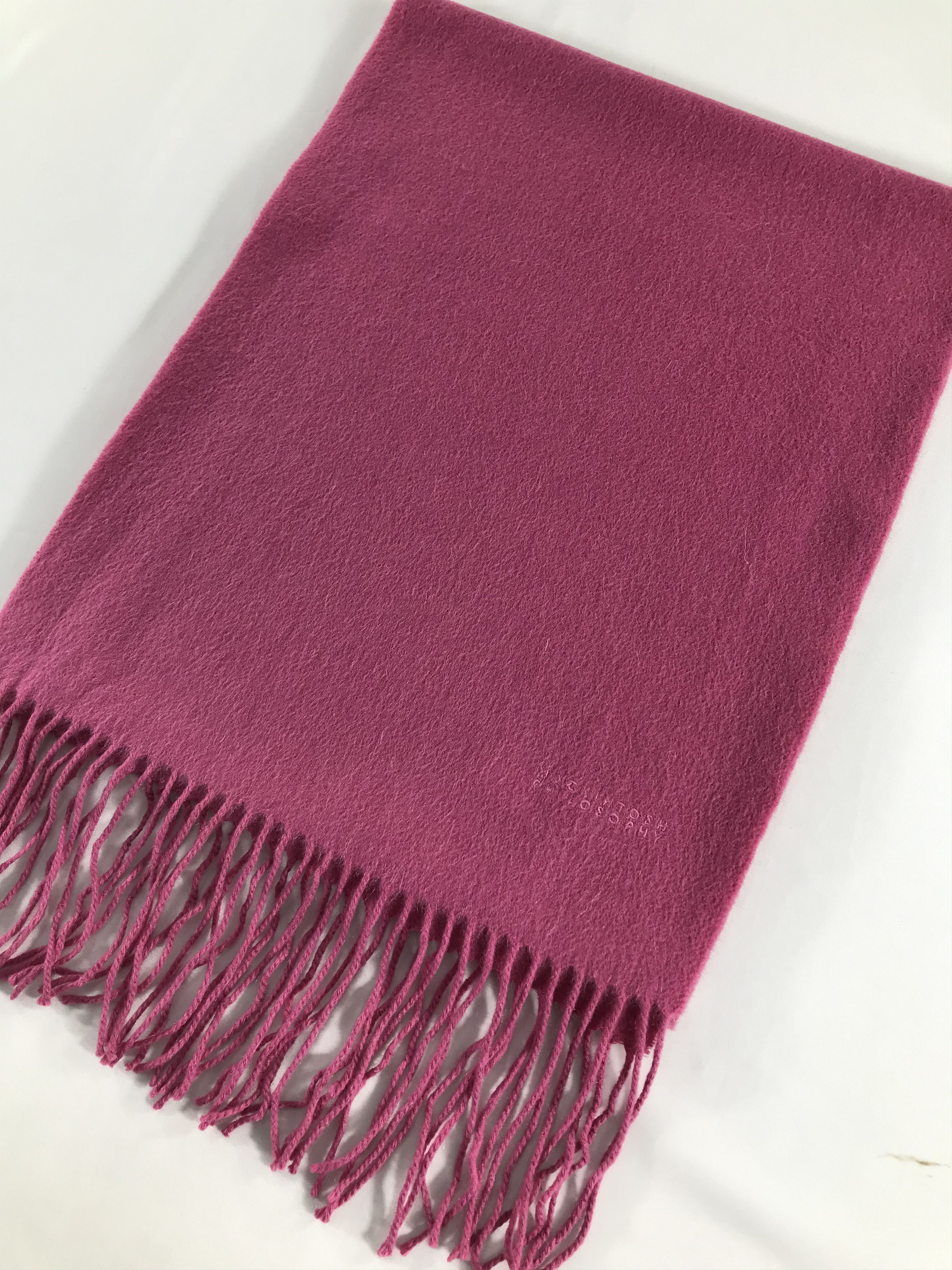 Mackintosh Mackintosh Philosophy Pink Cashmere Scarf Muffler V546 Size ONE SIZE - 3 Thumbnail