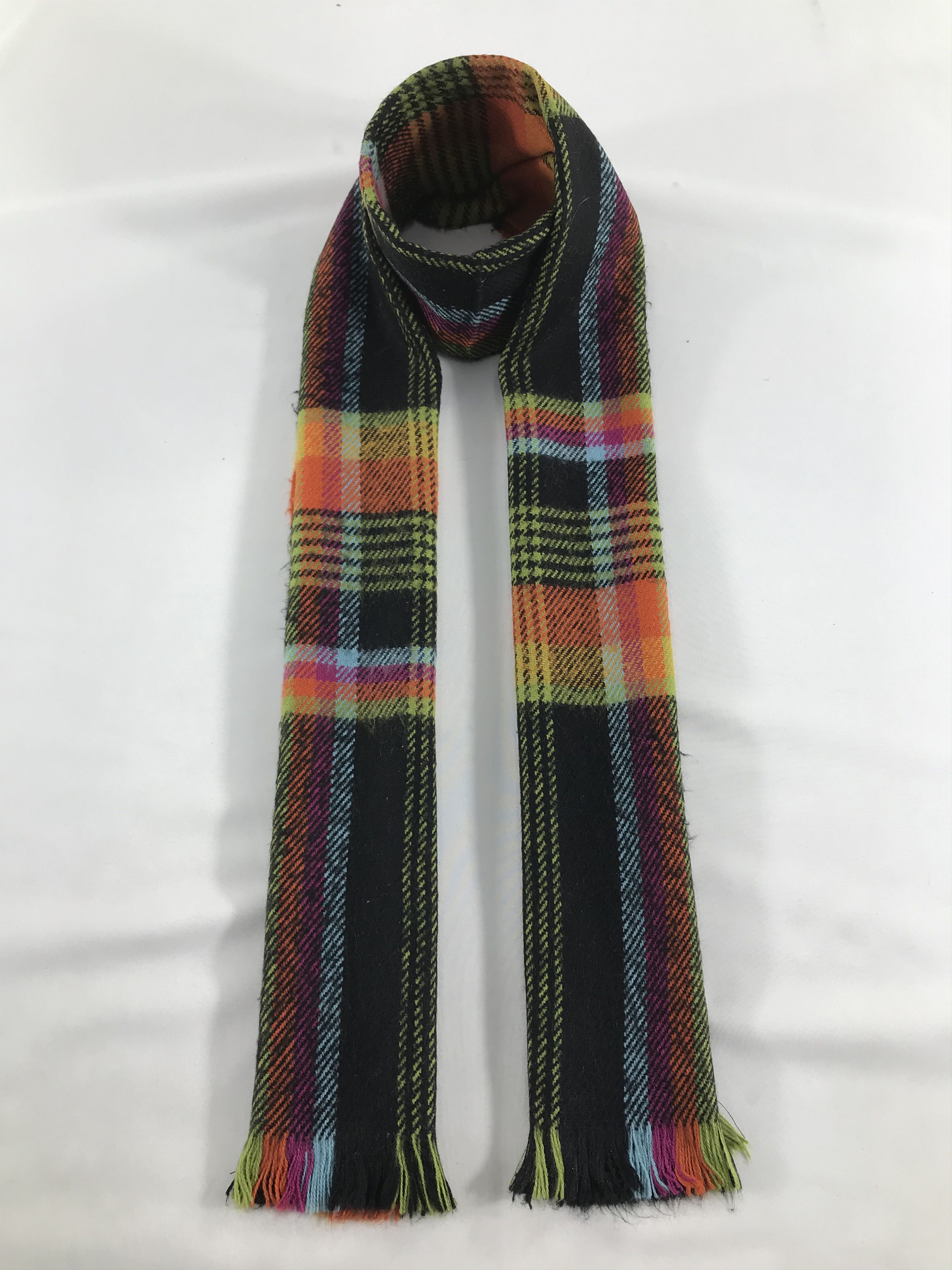 Barneys New York Multicolor Wool Scarf Muffler V541