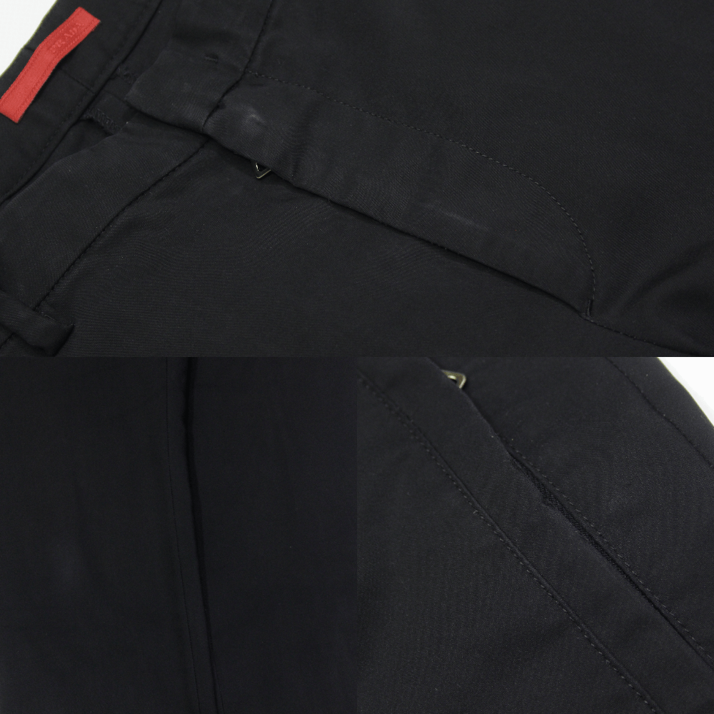 Prada 2009 Black Tab Tech Cotton Polyester Pants Size US 36 / EU 52 - 9 Thumbnail