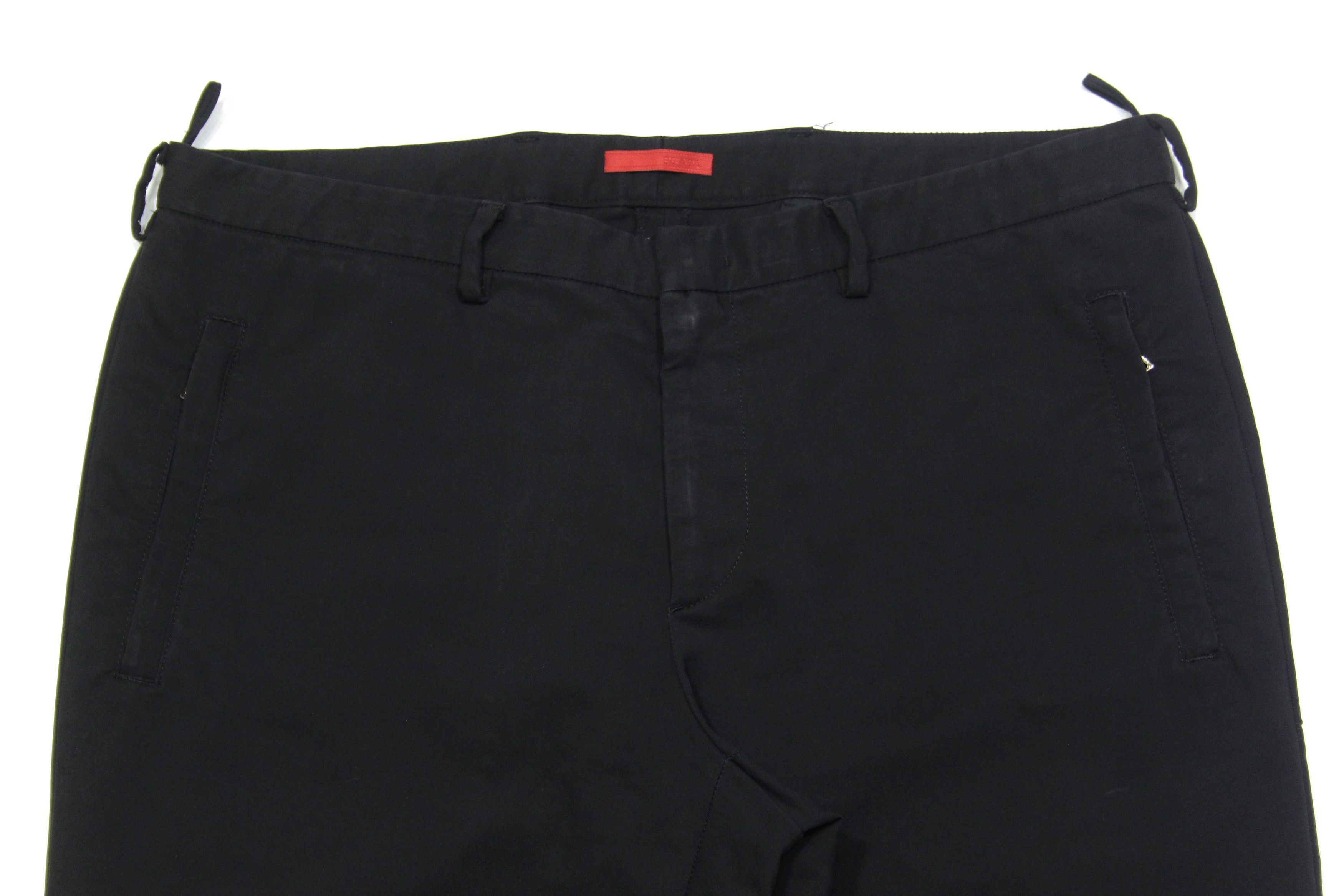 Prada 2009 Black Tab Tech Cotton Polyester Pants Size US 36 / EU 52 - 3 Thumbnail