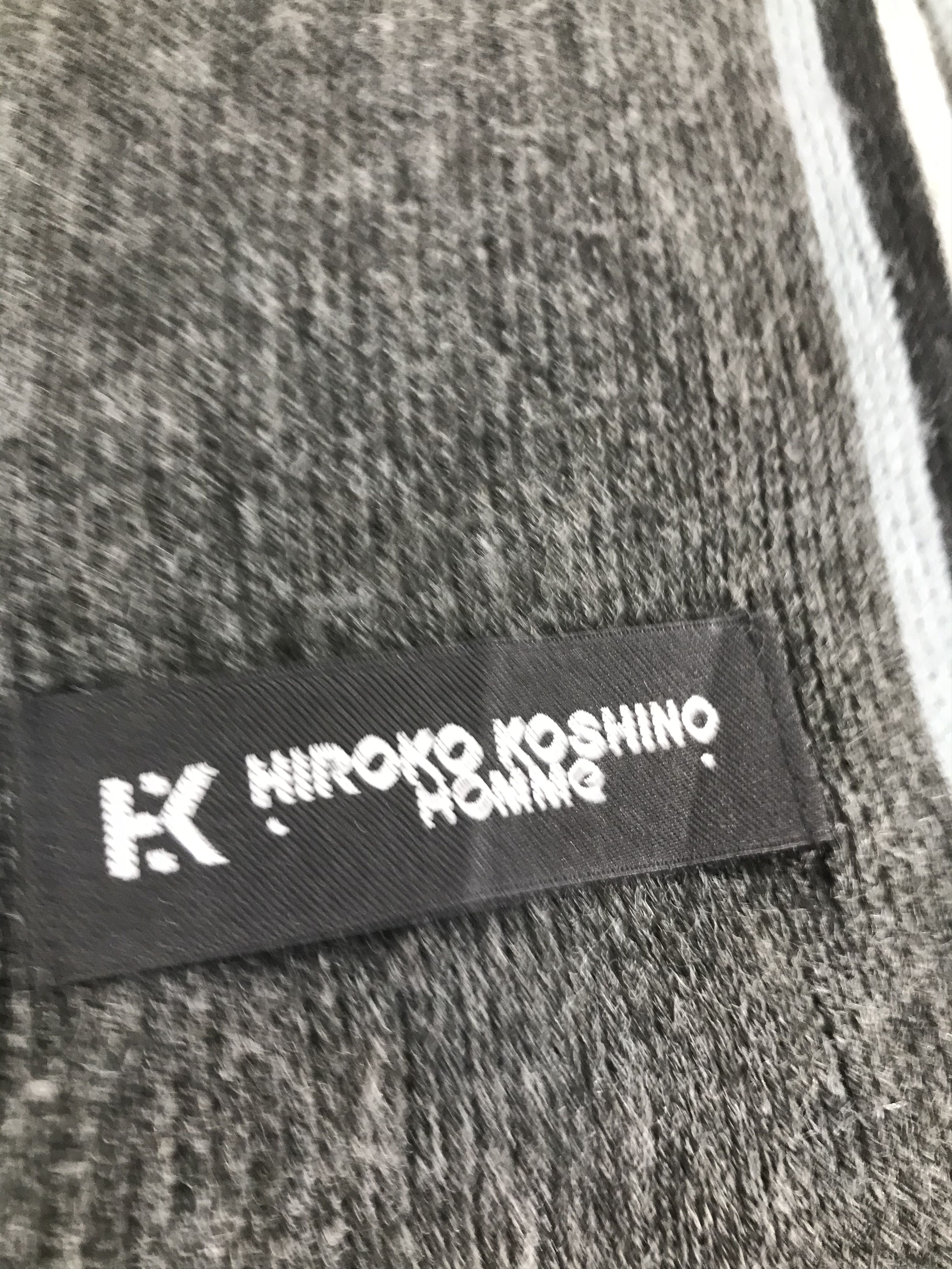 Hiroko Koshino Homme Hiroko Koshino Hommme Wool Scarf Muffler V508 Size ONE SIZE - 4 Thumbnail