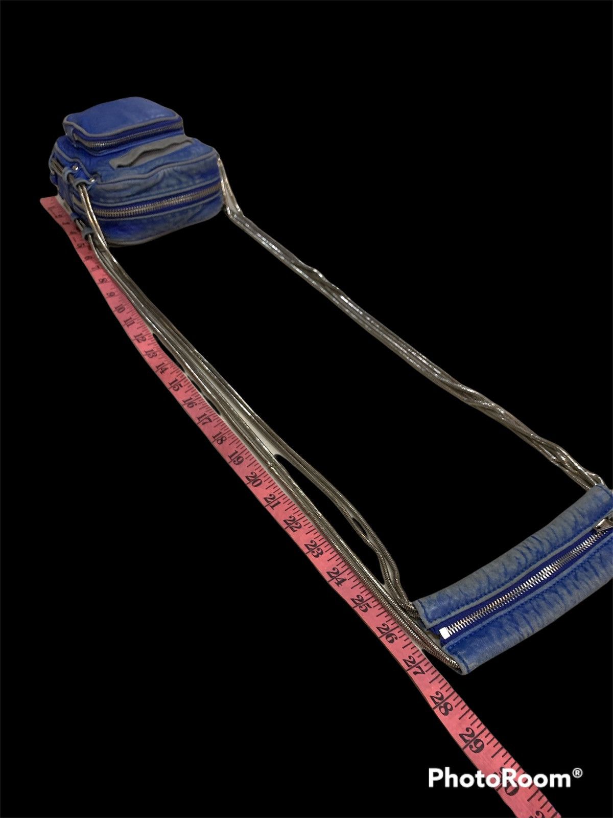 Alexander Wang ALEXANDER WANG BRENDA BAG BLUE LEATHER CHAIN CROSSBODY Size ONE SIZE - 2 Thumbnail