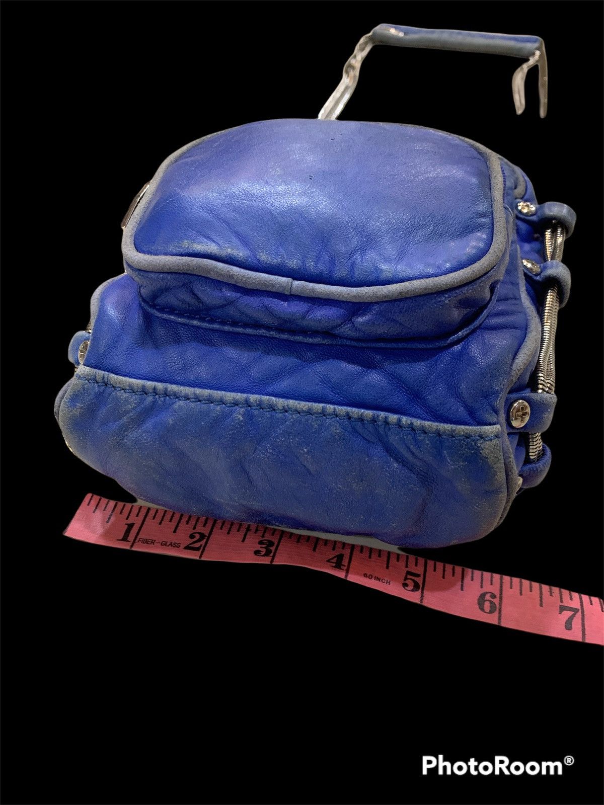 Alexander Wang ALEXANDER WANG BRENDA BAG BLUE LEATHER CHAIN CROSSBODY Size ONE SIZE - 5 Thumbnail