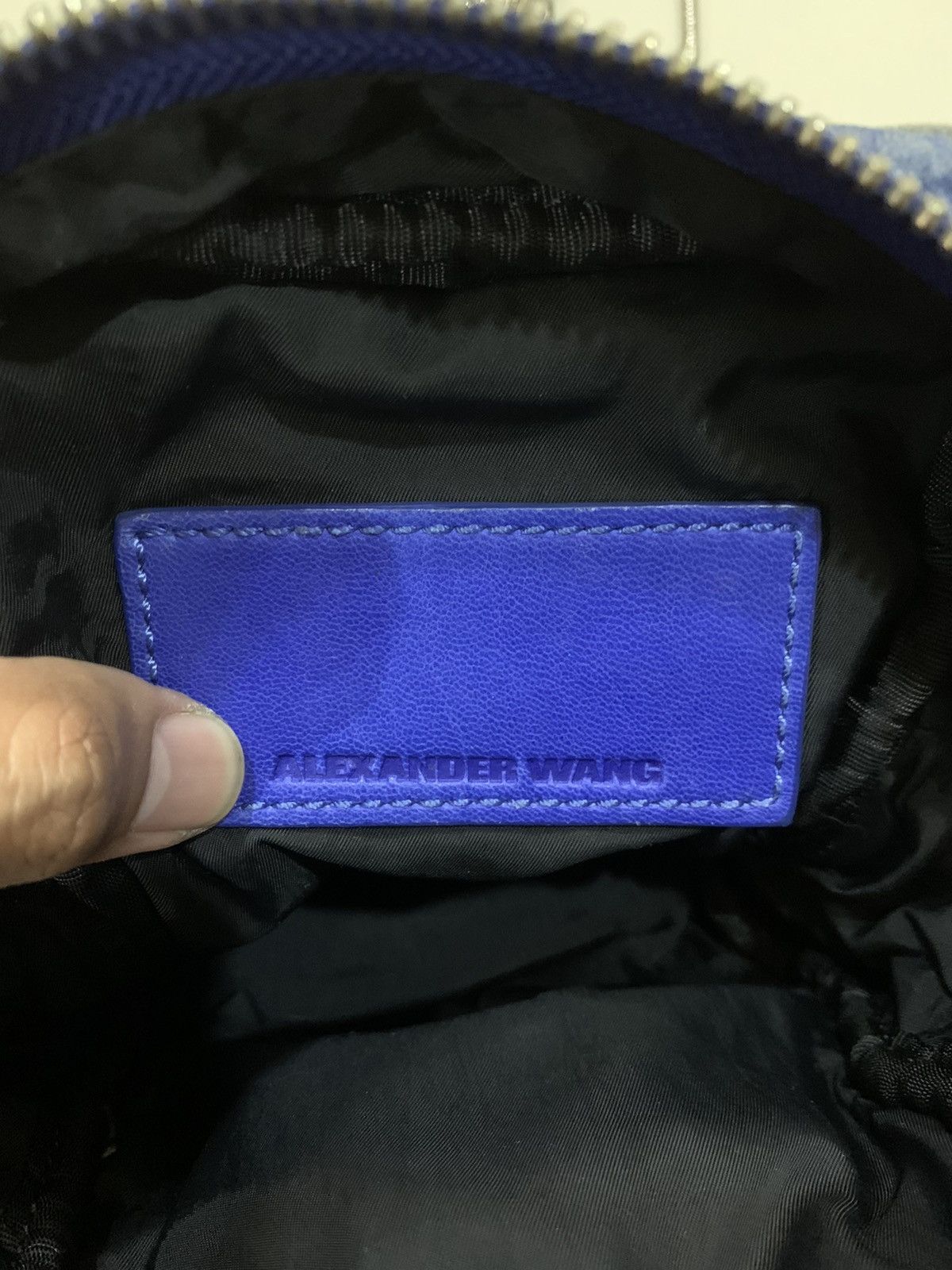 Alexander Wang ALEXANDER WANG BRENDA BAG BLUE LEATHER CHAIN CROSSBODY Size ONE SIZE - 7 Thumbnail