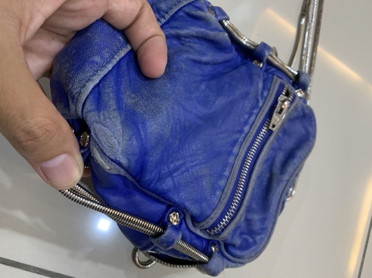 Alexander Wang ALEXANDER WANG BRENDA BAG BLUE LEATHER CHAIN CROSSBODY Size ONE SIZE - 9 Thumbnail