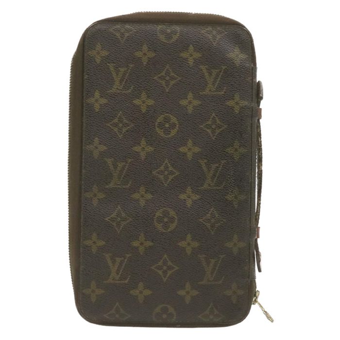 LOUIS VUITTON Monogram Etui Cigarette Case M63024 3set LV Auth