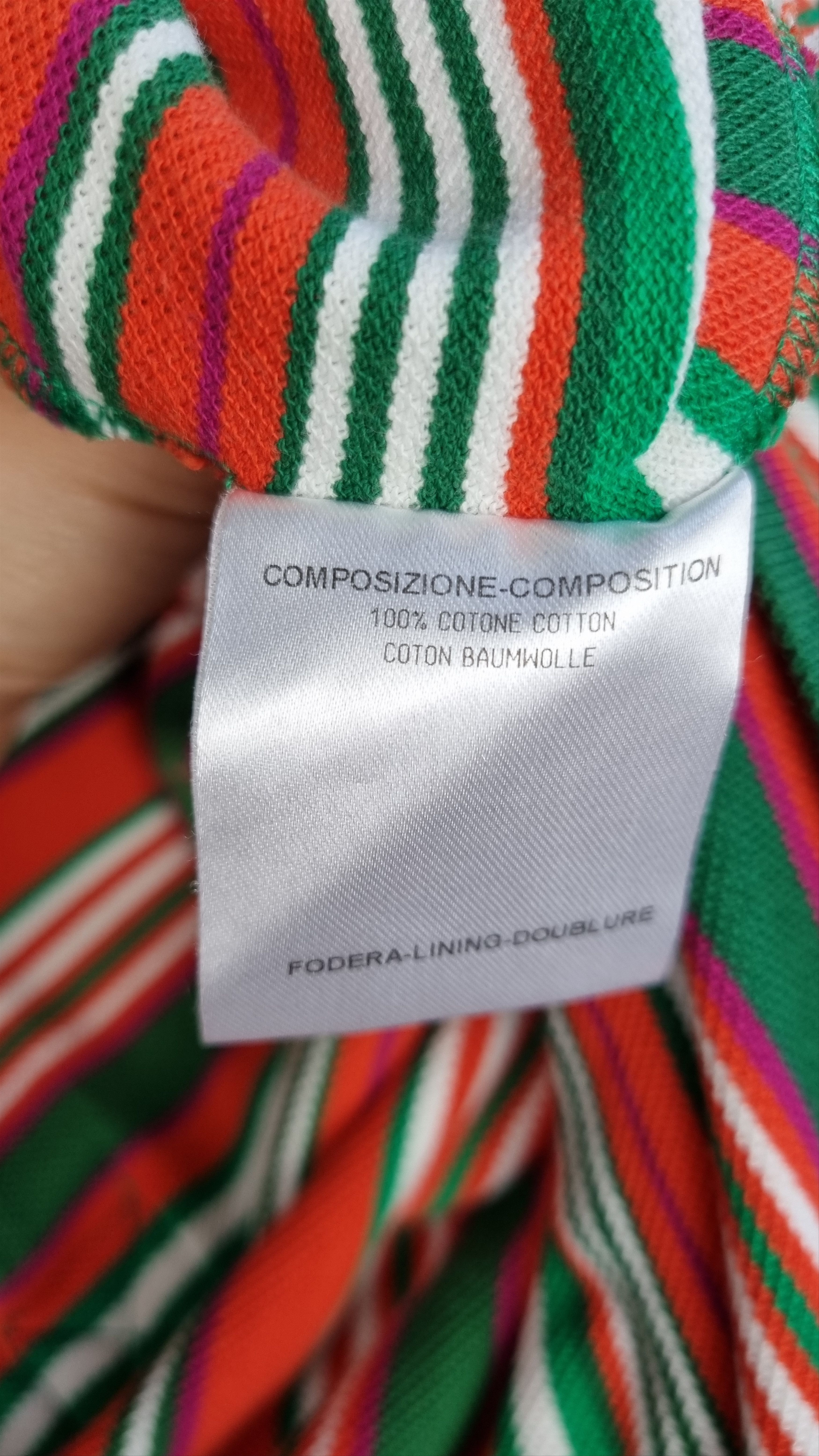 Alexander McQueen Rare Alexander McQueen Striped Multicolor Polo Shirt Size US L / EU 52-54 / 3 - 10 Thumbnail