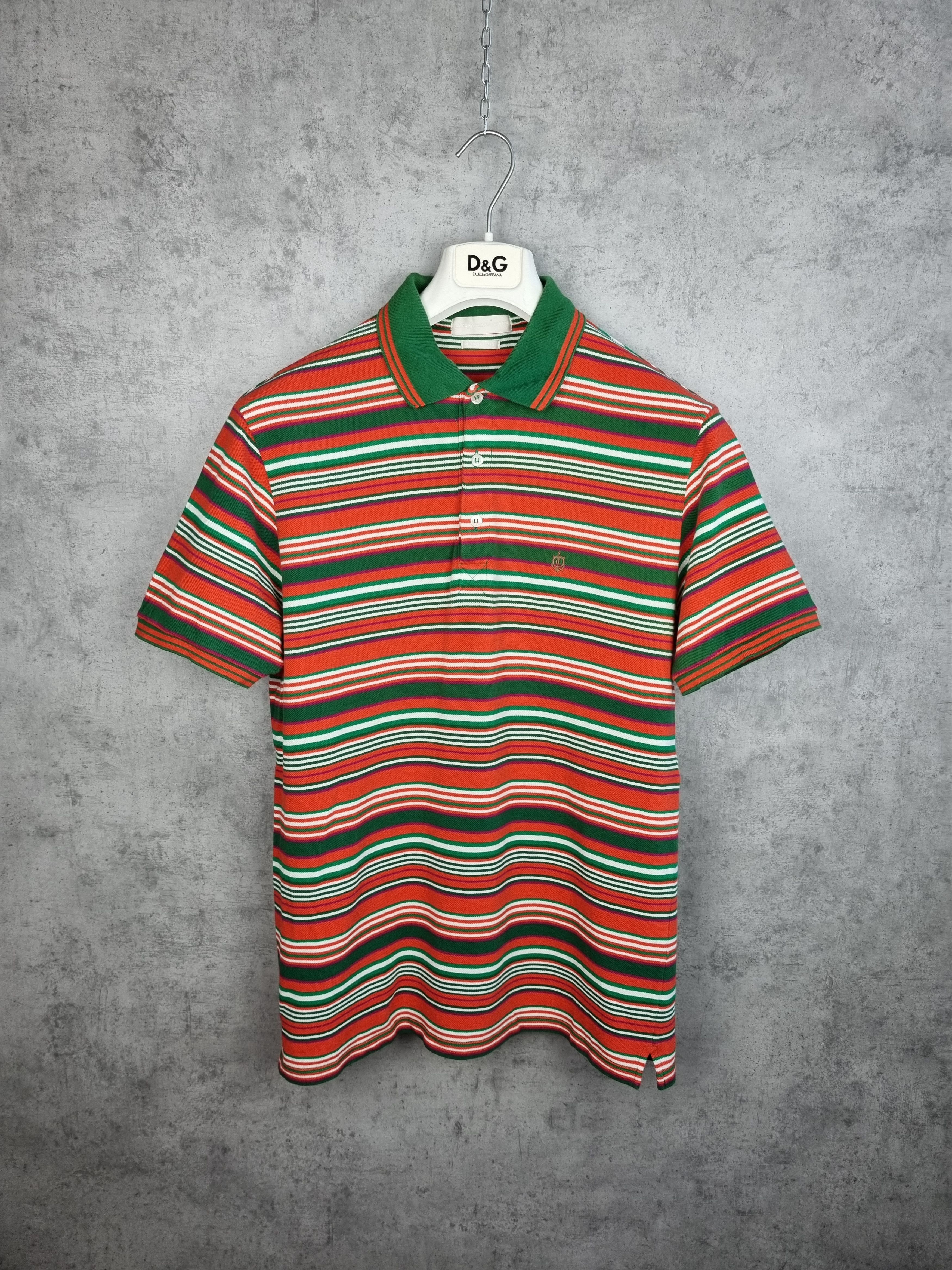 Alexander McQueen Rare Alexander McQueen Striped Multicolor Polo Shirt Size US L / EU 52-54 / 3 - 3 Thumbnail