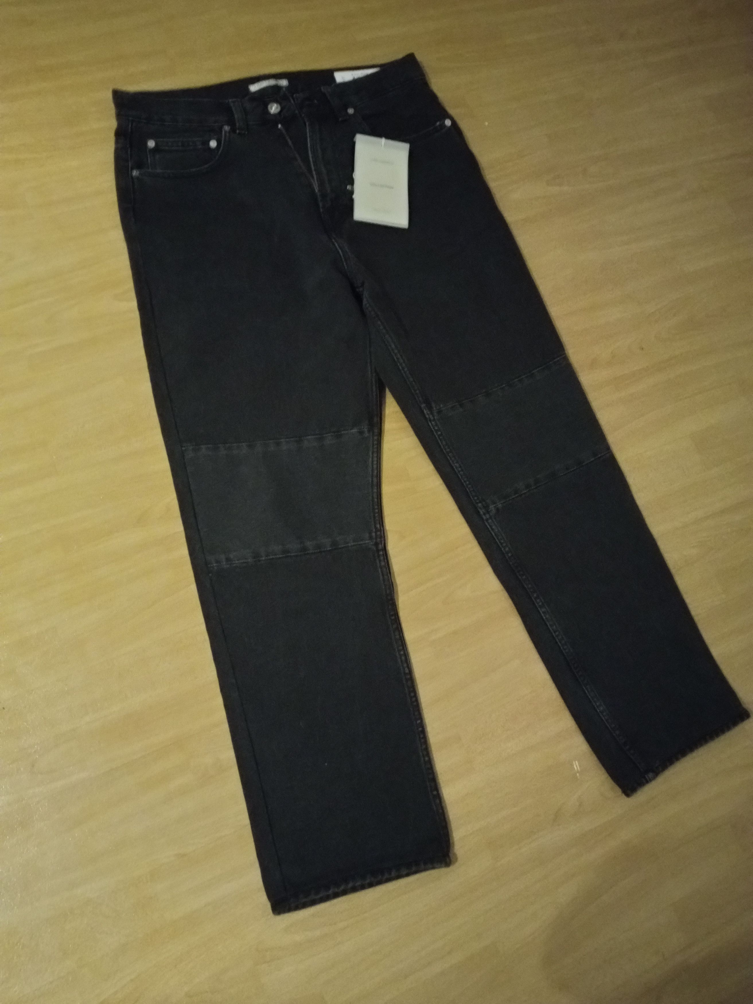 Our Legacy Extended Third Cut Washed Black Straight Jeans 31 Size US 31 - 2 Thumbnail