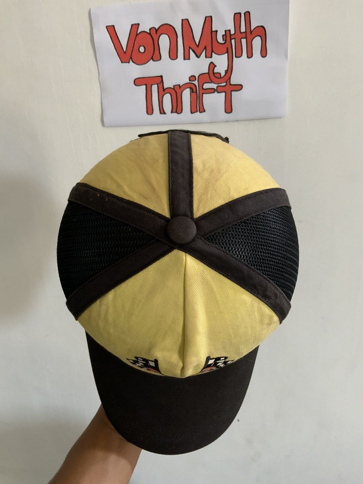 Japanese Brand y2k Smex 69 Half Trucker Hat Size ONE SIZE - 6 Thumbnail