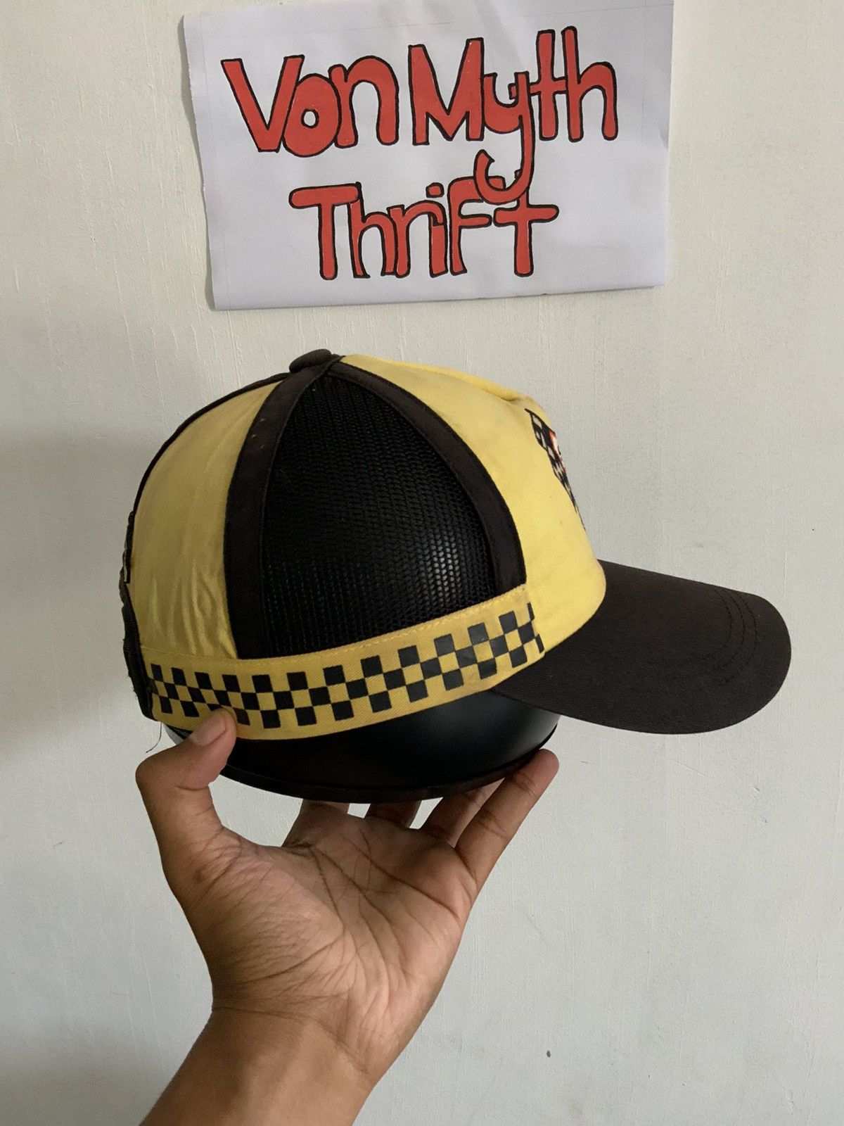 Japanese Brand y2k Smex 69 Half Trucker Hat Size ONE SIZE - 4 Thumbnail