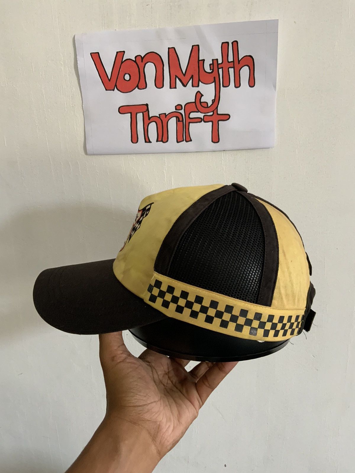 Japanese Brand y2k Smex 69 Half Trucker Hat Size ONE SIZE - 2 Thumbnail