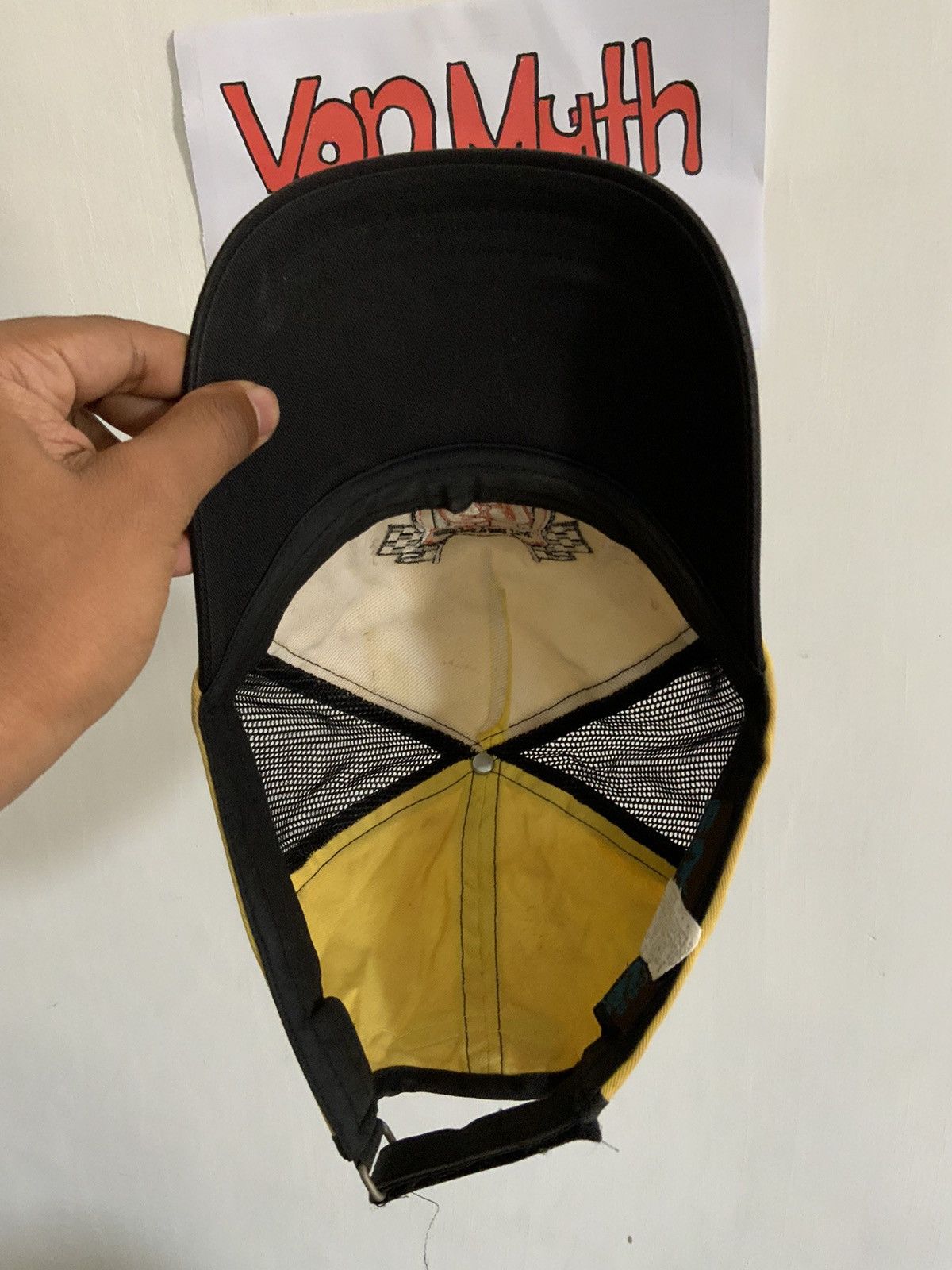 Japanese Brand y2k Smex 69 Half Trucker Hat Size ONE SIZE - 8 Thumbnail