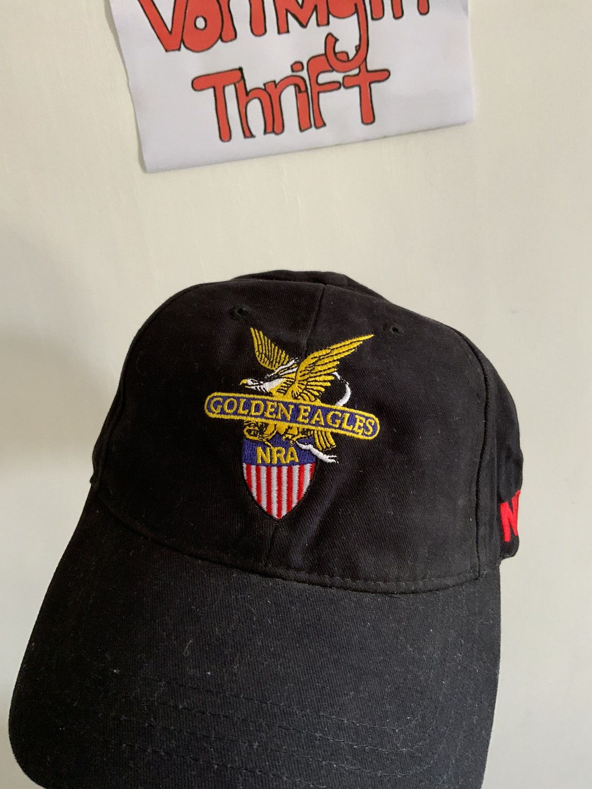 Japanese Brand Golden Eagles NRA Black Hat Size ONE SIZE - 11 Thumbnail