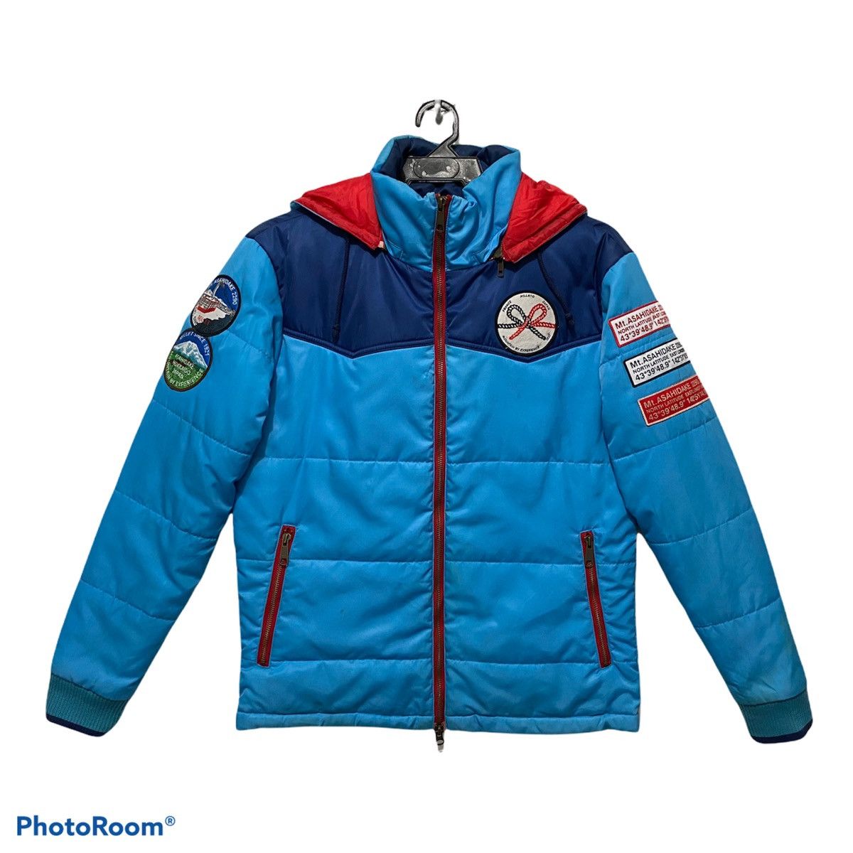 Japanese Brand Millet by Bonzaipaint Blue Goose Down Puffer Outdoor Jacket Size US M / EU 48-50 / 2 - 1 Thumbnail