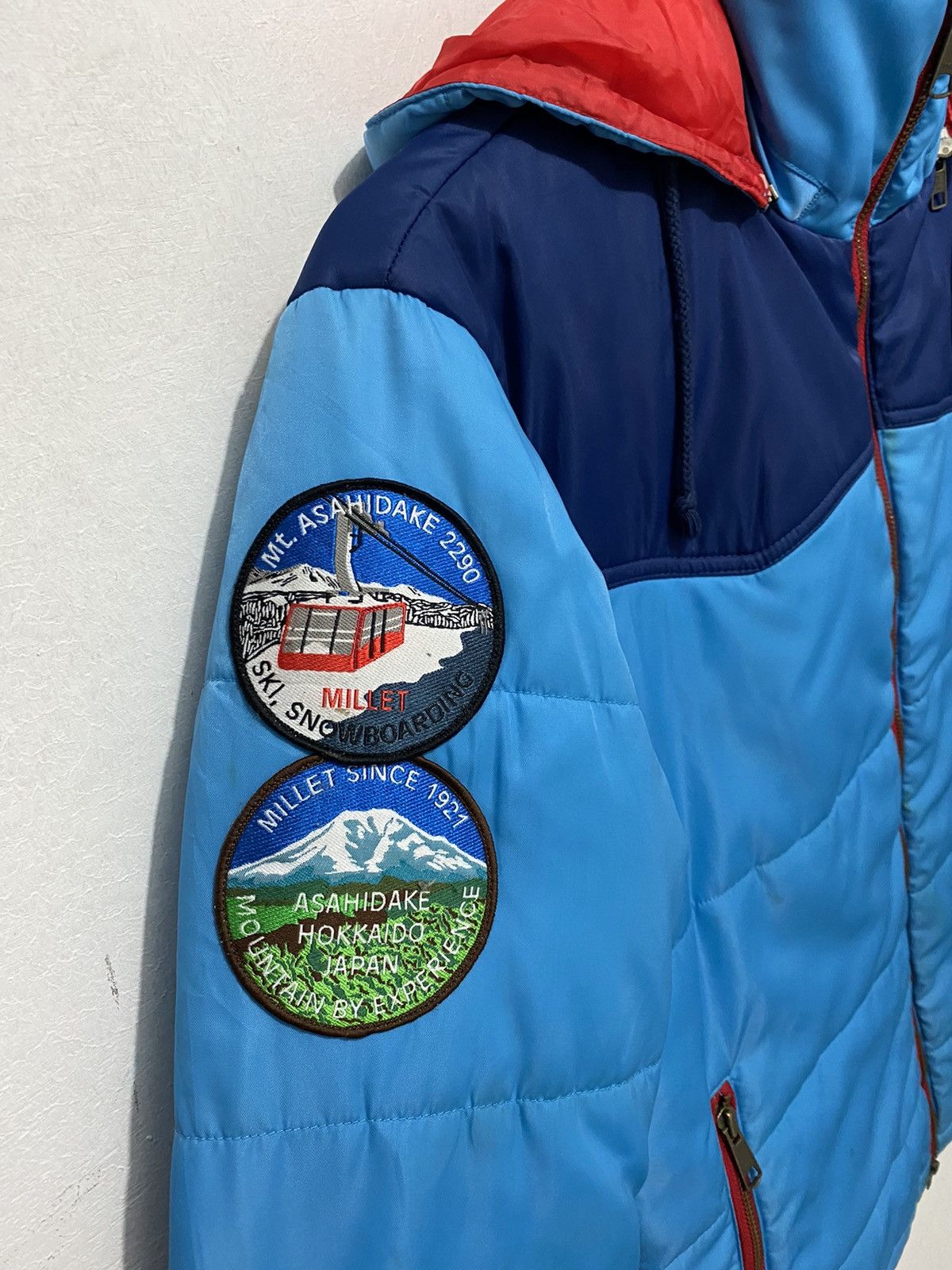 Japanese Brand Millet by Bonzaipaint Blue Goose Down Puffer Outdoor Jacket Size US M / EU 48-50 / 2 - 5 Thumbnail