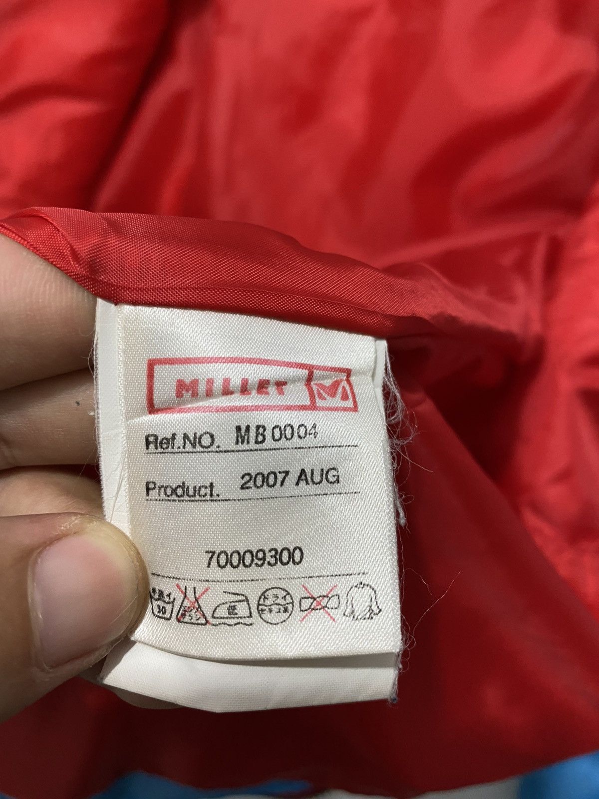 Japanese Brand Millet by Bonzaipaint Blue Goose Down Puffer Outdoor Jacket Size US M / EU 48-50 / 2 - 7 Thumbnail