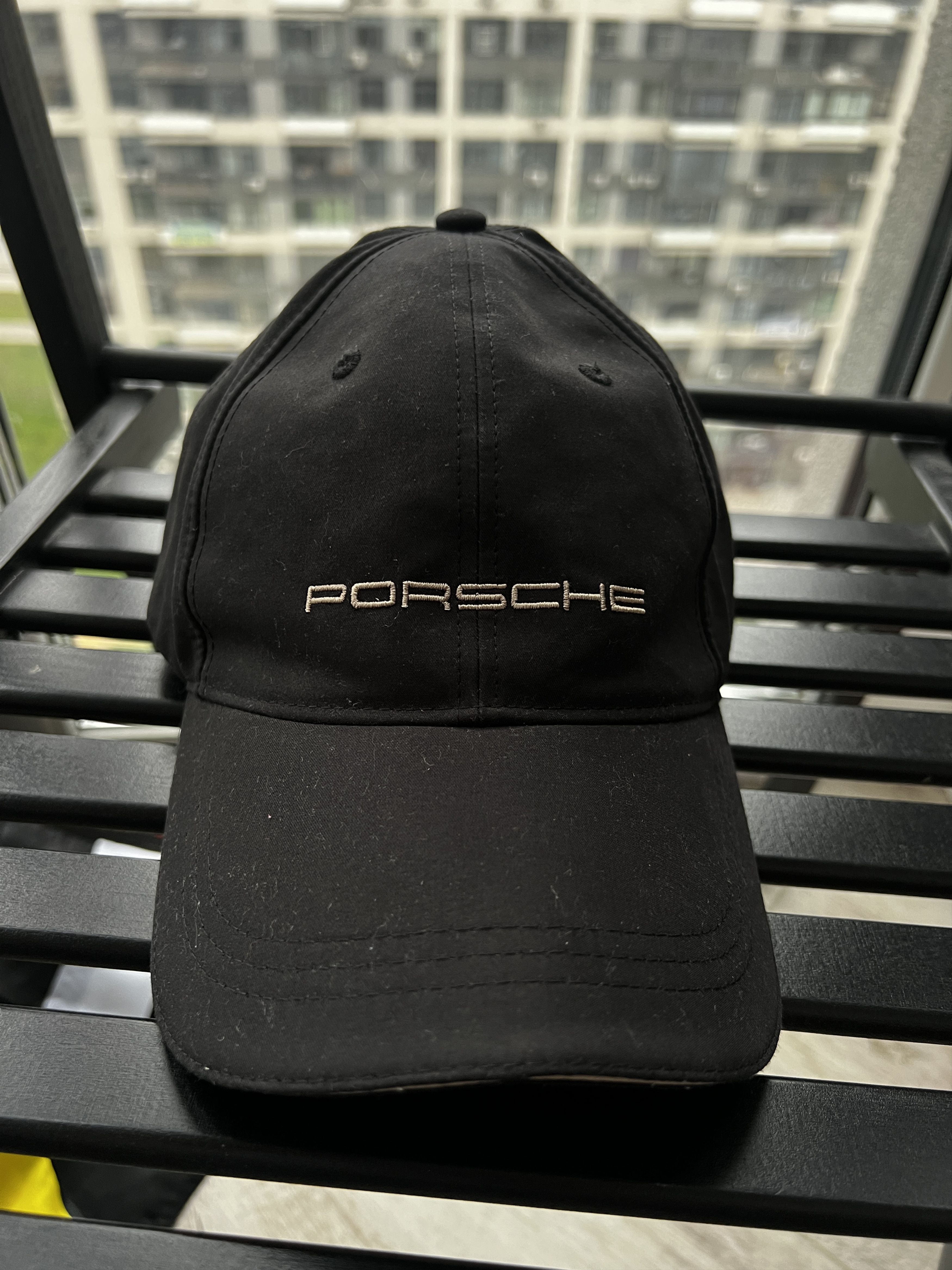 Pre-owned Porsche Design X Racing Vintage Porsche Racing Cap In Black