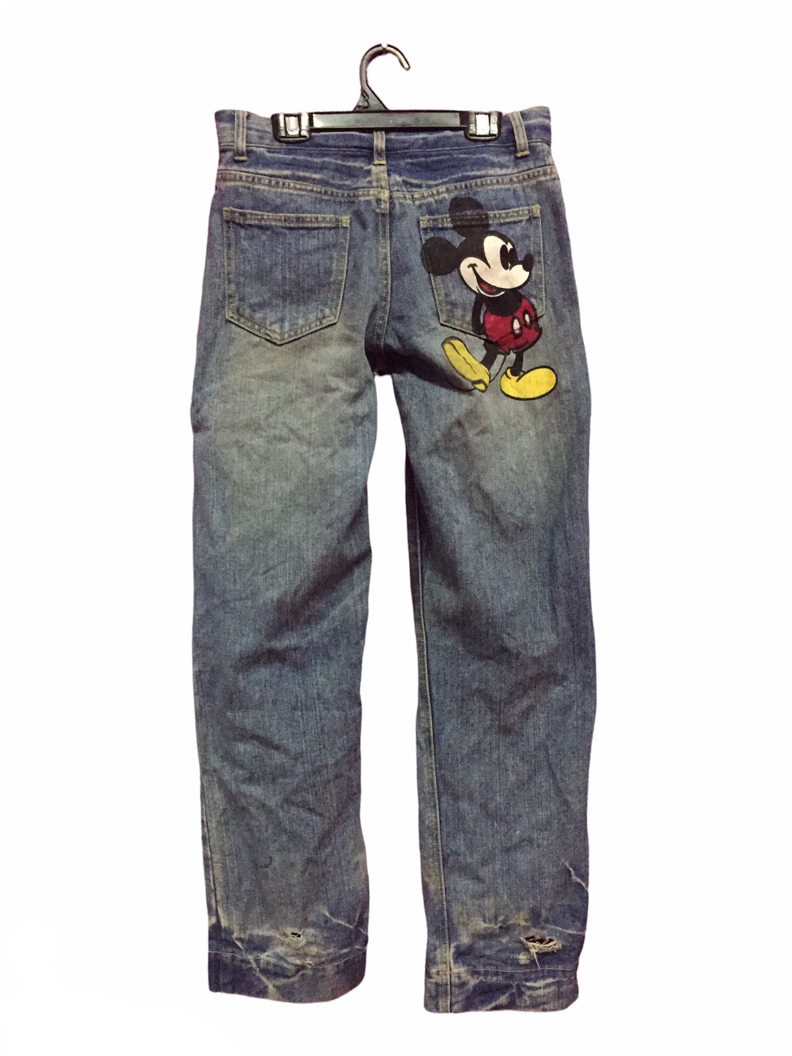 Disney × Mickey Mouse Mickey Mouse Denim Jeans Size M Size US 29 - 1 Thumbnail