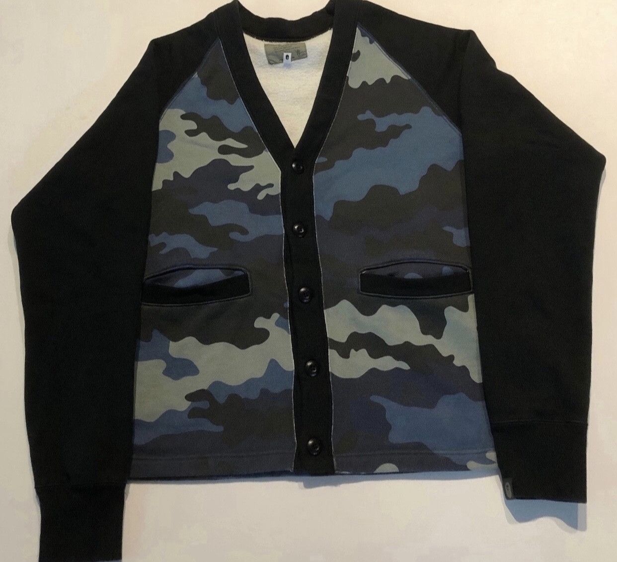 Bape Bape cardigan crew neck sweatshirt Size US L / EU 52-54 / 3 - 1 Thumbnail