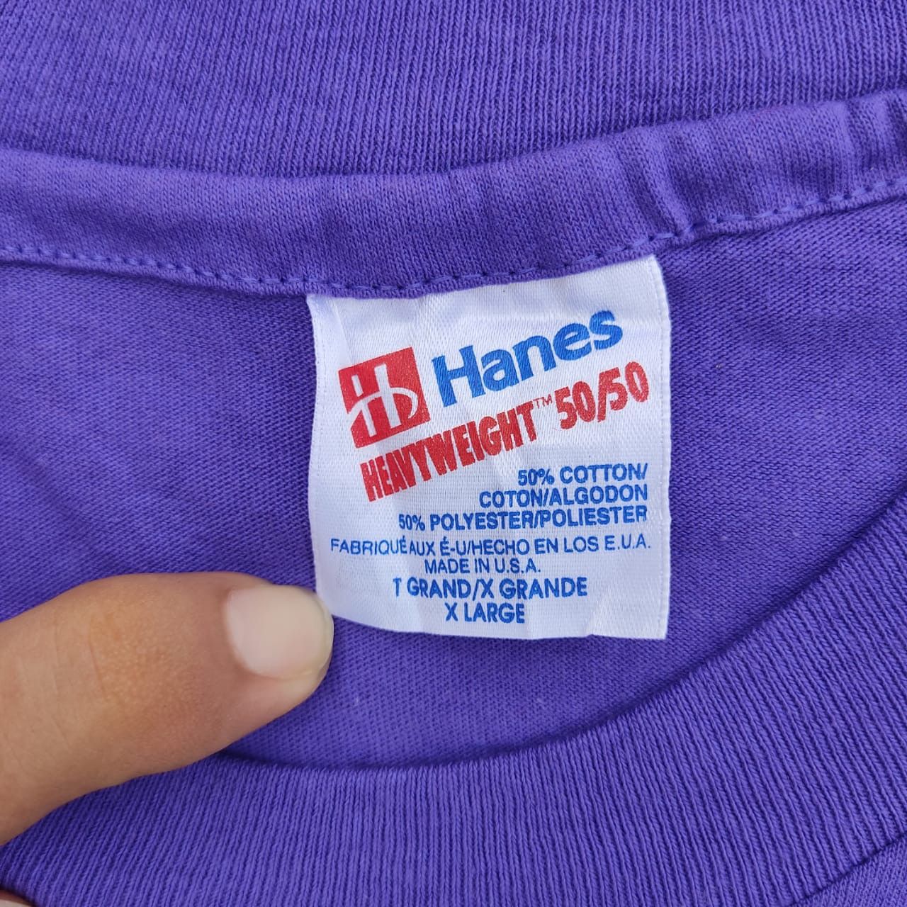 Hanes × Vintage vintage tee C16 Size US XL / EU 56 / 4 - 4 Thumbnail