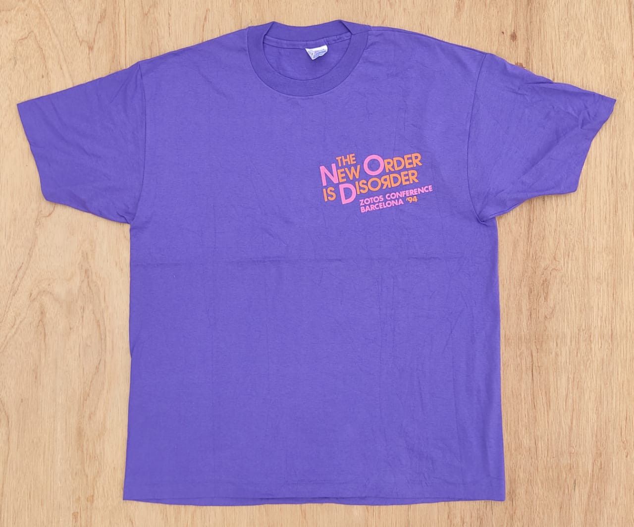 image of Hanes x Vintage Tee C16 in Purple, Men's (Size XL)