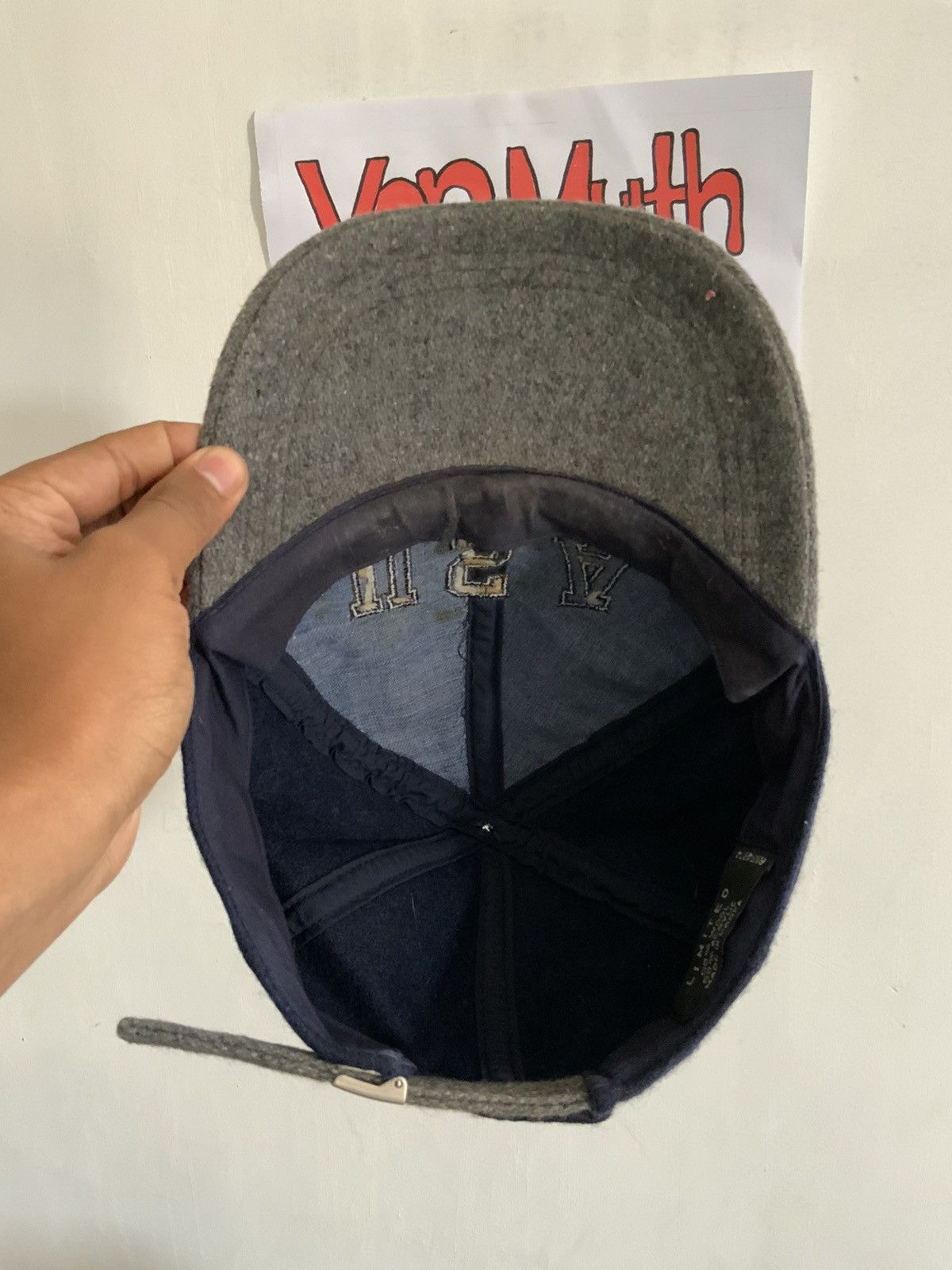 Vintage Vintage USA Wool Spellout Adjustable Hat Size ONE SIZE - 7 Thumbnail