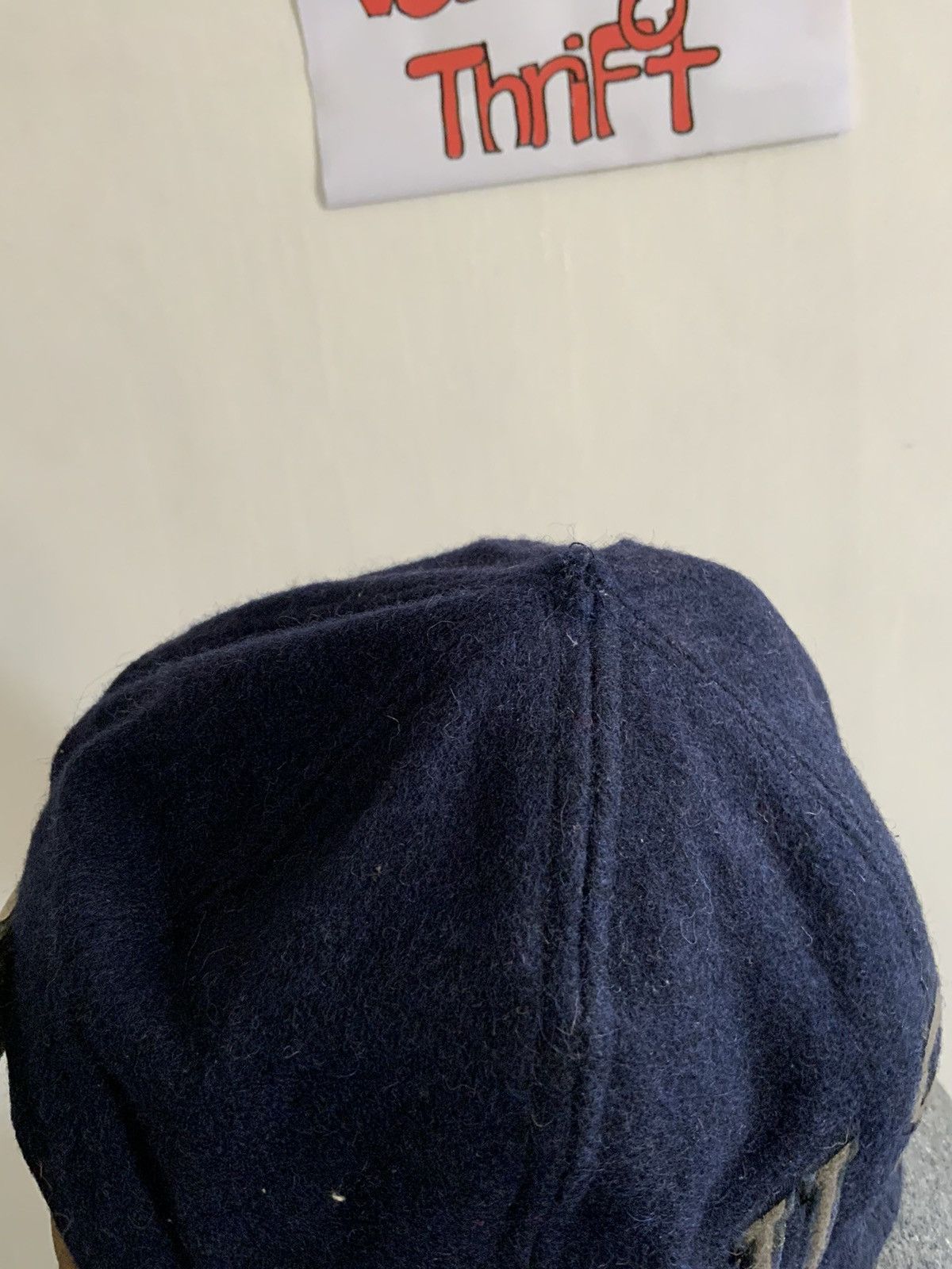 Vintage Vintage USA Wool Spellout Adjustable Hat Size ONE SIZE - 12 Thumbnail