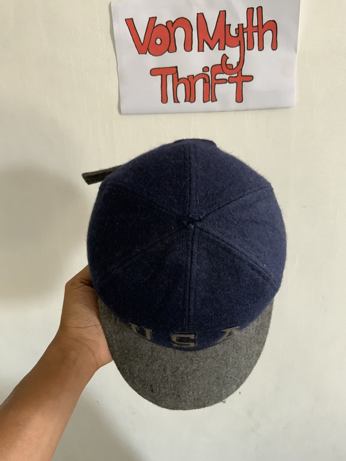 Vintage Vintage USA Wool Spellout Adjustable Hat Size ONE SIZE - 6 Thumbnail