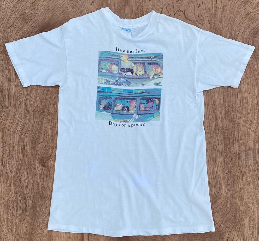 Hanes × Vintage vintage tee B4 Size US L / EU 52-54 / 3 - 1 Thumbnail