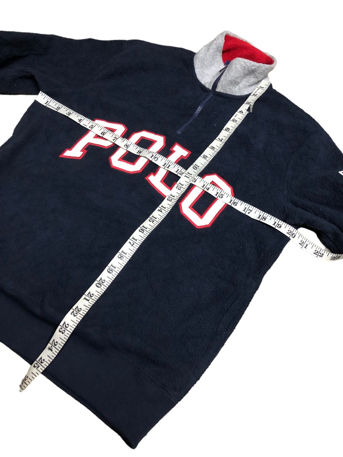 Polo Ralph Lauren × Vintage POLO RL POLAR FLEECE 1/4 ZIP PULLOVER Size US XS / EU 42 / 0 - 7 Thumbnail
