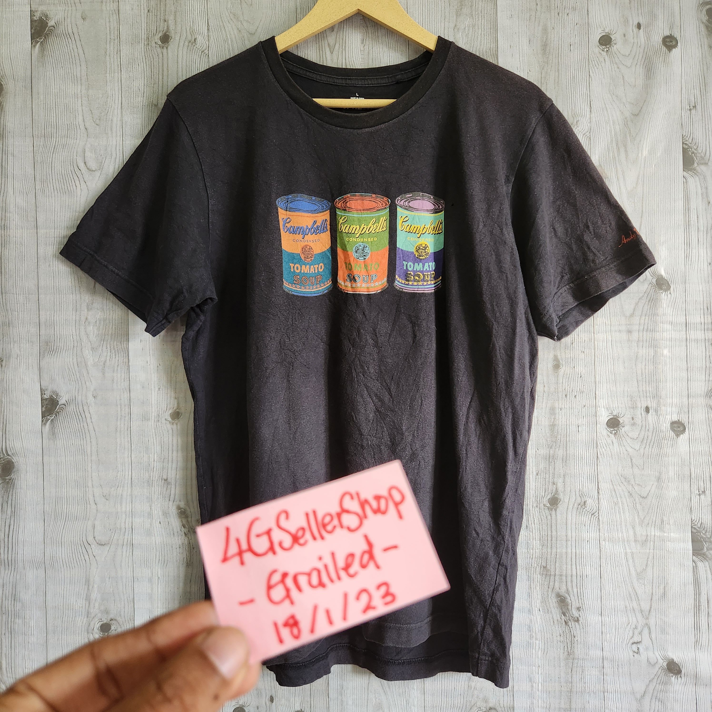 Andy Warhol × Uniqlo Andy Warhol X Uniqlo Campbells TShirt Japan Size US L / EU 52-54 / 3 - 18 Thumbnail