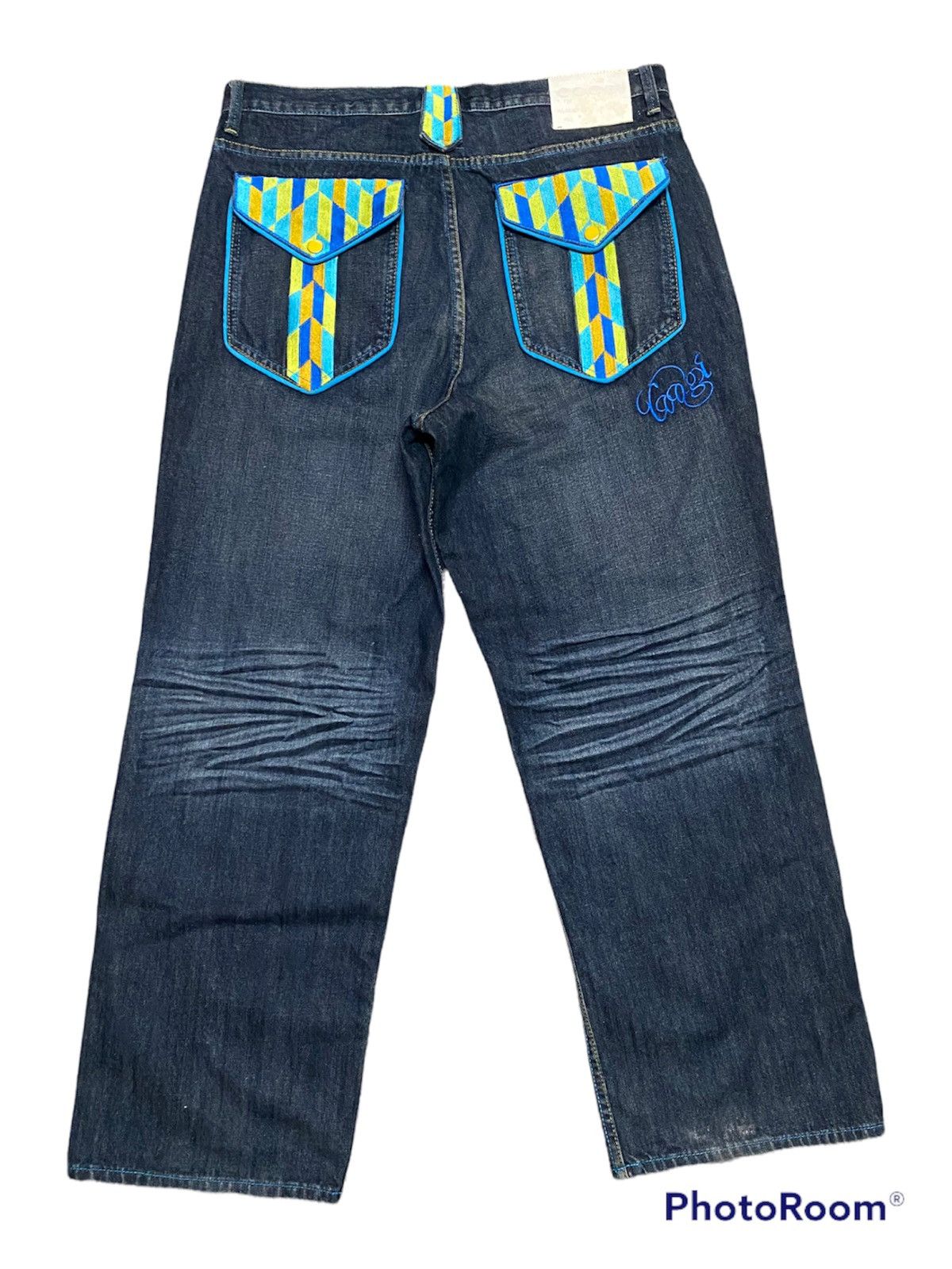 パンツ 2000s Emporio Armani baggy wide denim wide-leg jeans - EMPORIO ARMANI - Finizio Collezioni