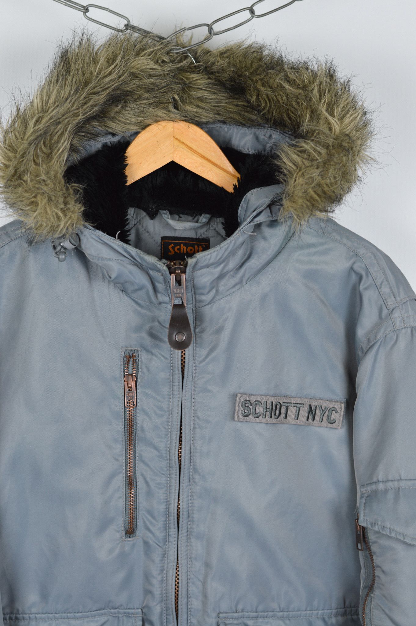 Schott × Vintage Schott Vintage Aviation Jacket USA Size US L / EU 52-54 / 3 - 2 Thumbnail