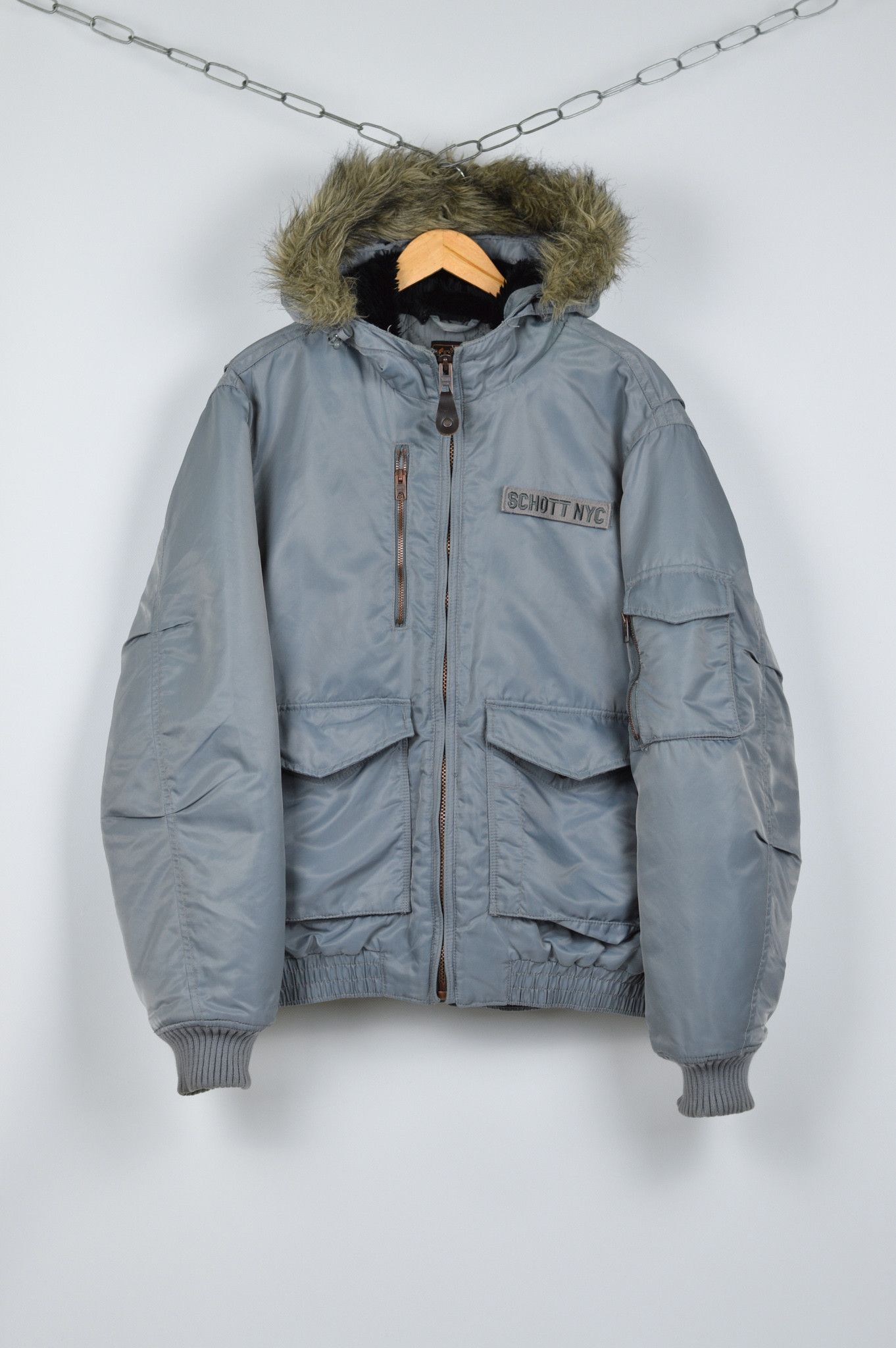 Schott × Vintage Schott Vintage Aviation Jacket USA Size US L / EU 52-54 / 3 - 1 Thumbnail