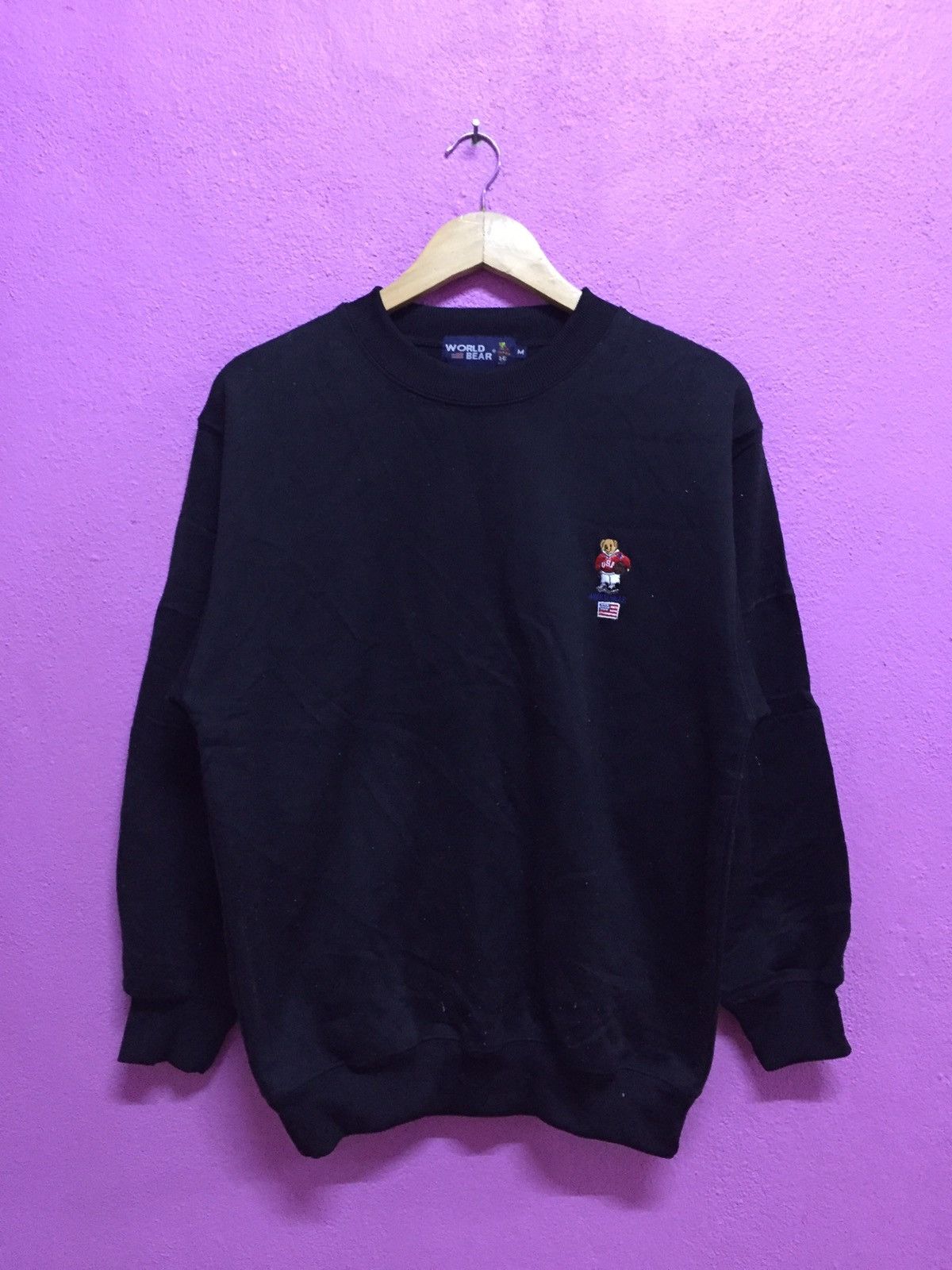 Japanese Brand World Bear Usa Sweatshirts Size M Size US M / EU 48-50 / 2 - 1 Thumbnail