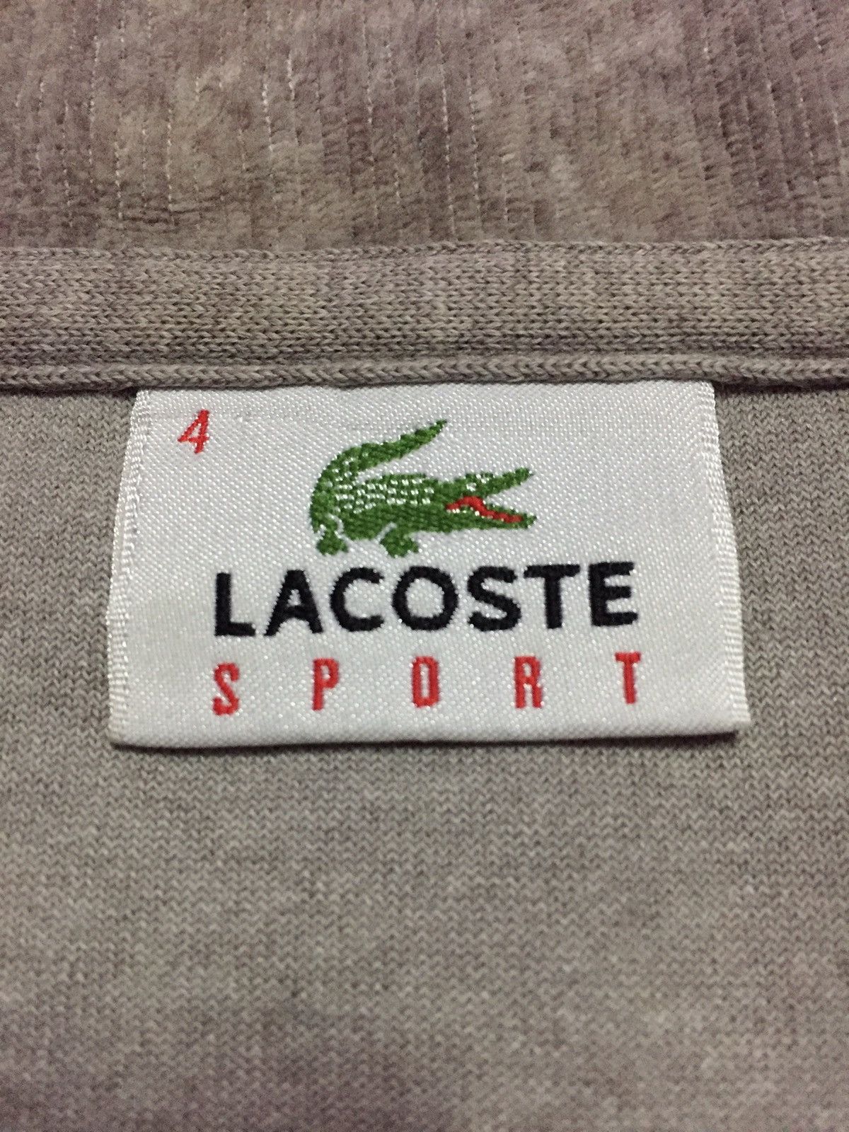 Lacoste Vintage 90's Lacoste Sport Sweatshirts Size US L / EU 52-54 / 3 - 3 Thumbnail