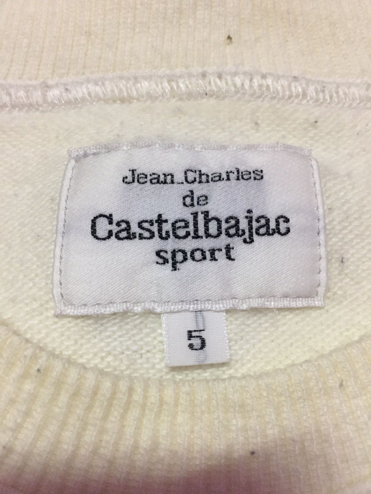 Jean Charles De Castelbajac Vintage Jean Charles De Castelbajac Sport Sweatshirts Size US L / EU 52-54 / 3 - 4 Thumbnail