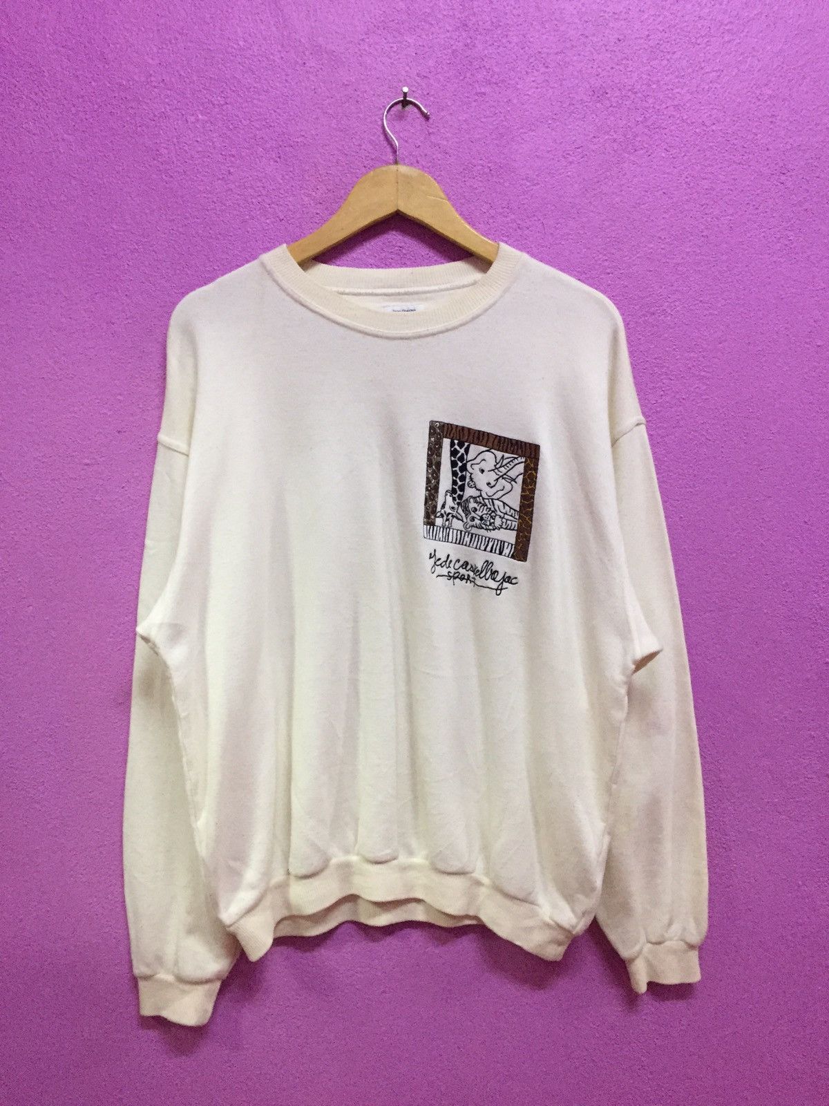 Jean Charles De Castelbajac Vintage Jean Charles De Castelbajac Sport Sweatshirts Size US L / EU 52-54 / 3 - 1 Thumbnail